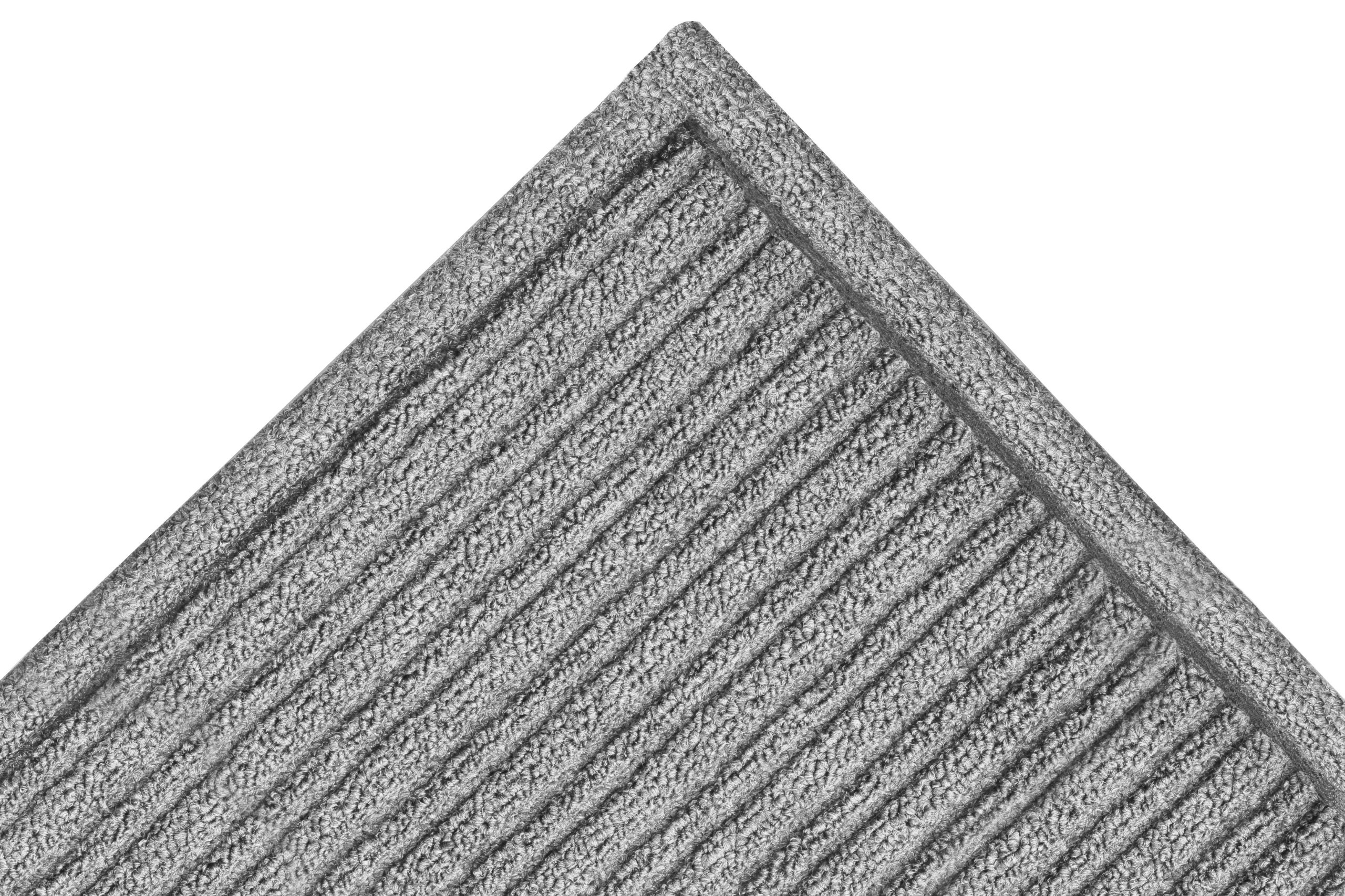 Notrax 161 Barrier Rib™ Entrance Mat 3' x 10' Gray - Heavy Duty Commercial & Home Doormat for High Traffic Areas - Perfect for Office Buildings, Schools, Hospitals & Residential Entrances