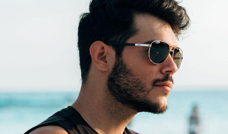 Revo Sunglasses Arthur - Polarized Crystal Glass Lens, Metal Aviator Frame Sunglasses for Men & Women - UV Protection, Stylish & Durable for Driving, Outdoor Sports & Fashion