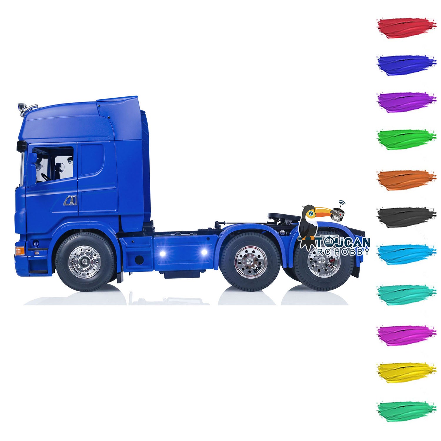 1/14 Scale 6X4 RC Tractor Truck - Painted & Assembled Remote Control Electric Toy Car with Sound & Light (Optional) - Hobby Model for Kids & Adults - Perfect for Off-Road Play, Collection & Gift Giving