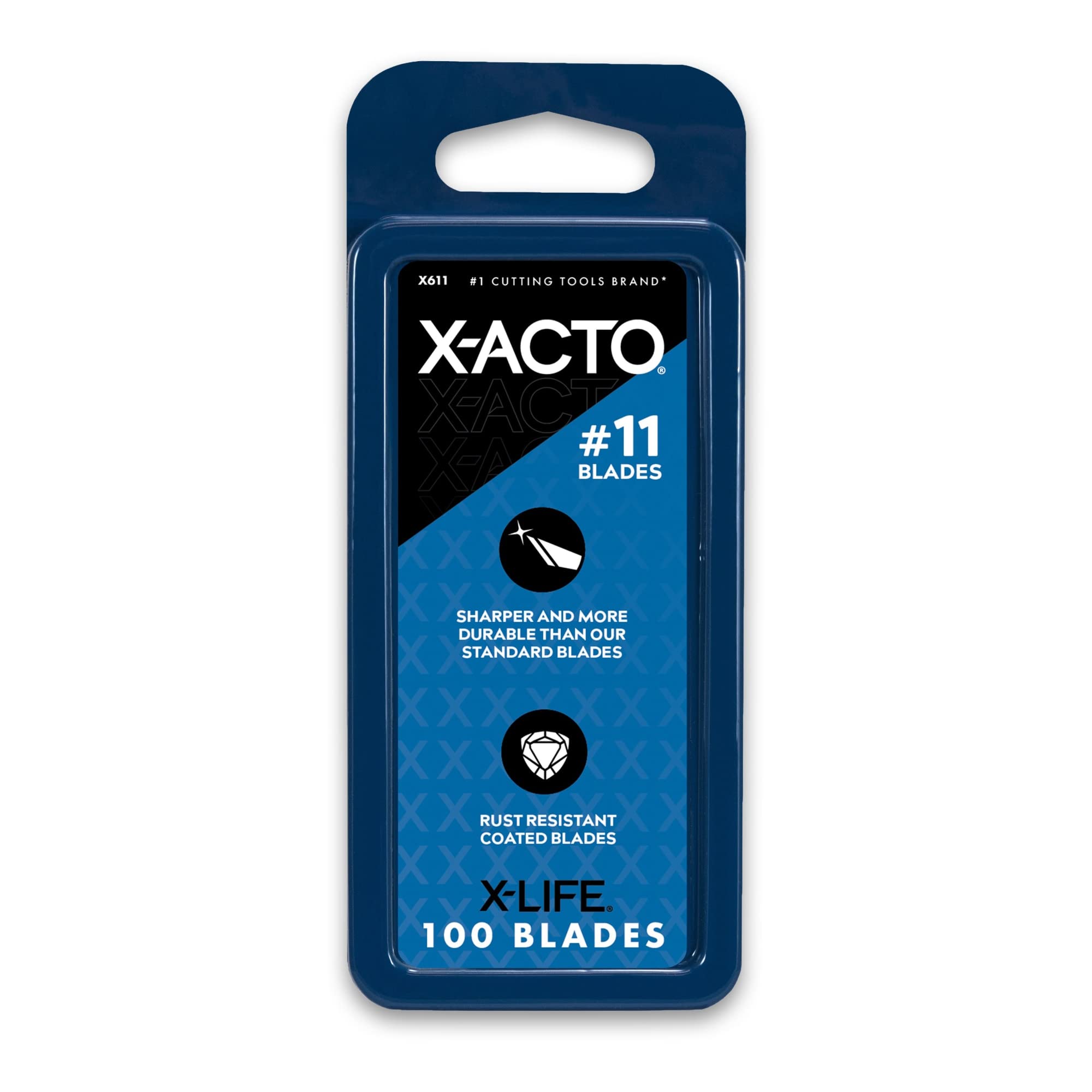 X-Acto No. 11 Precision Knife Blades - 100 Pack | Sharp Replacement Blades for Crafting, Model Building & DIY Projects | Perfect for Paper Cutting, Scrapbooking & Art Projects