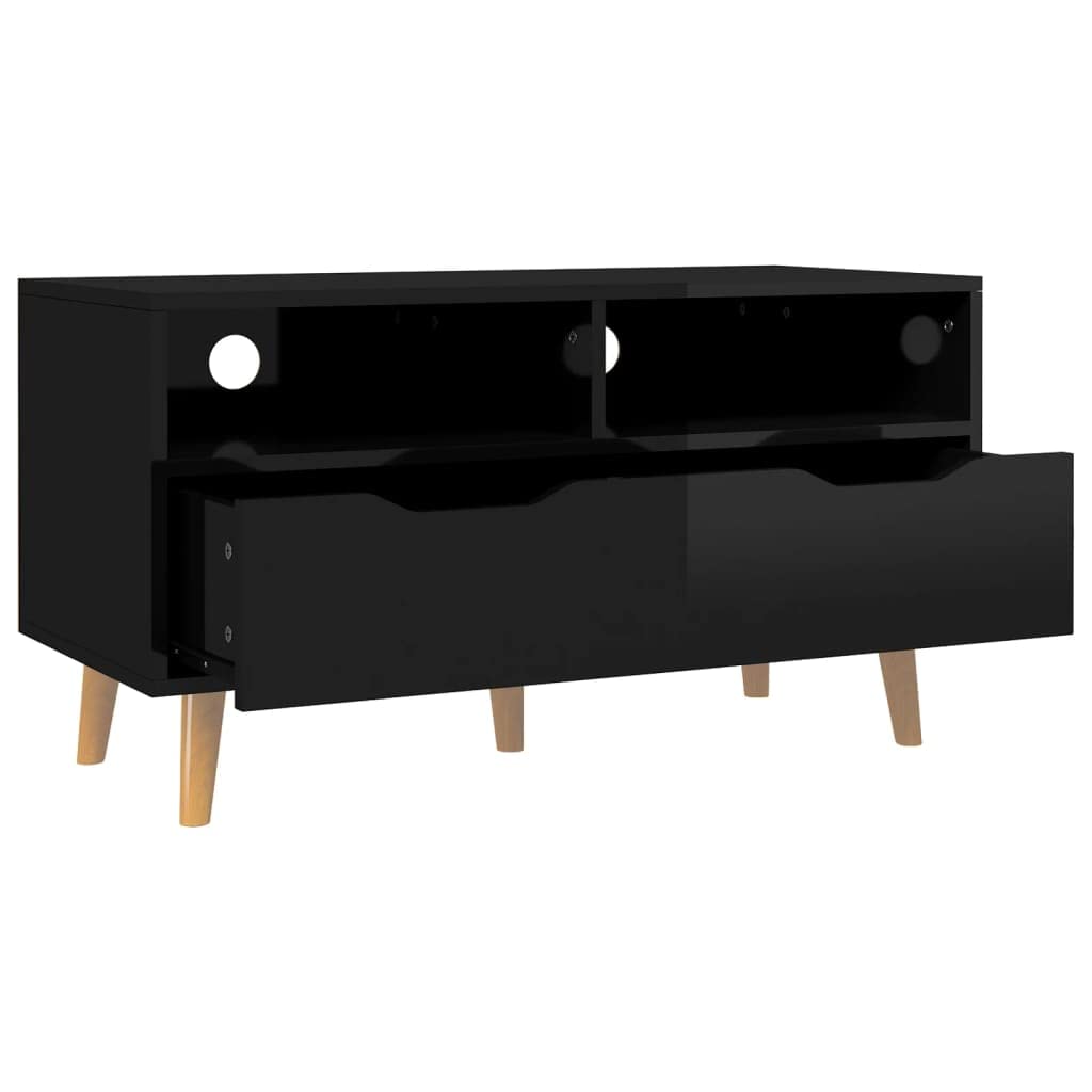 Modern TV Stand with Storage - 35.4