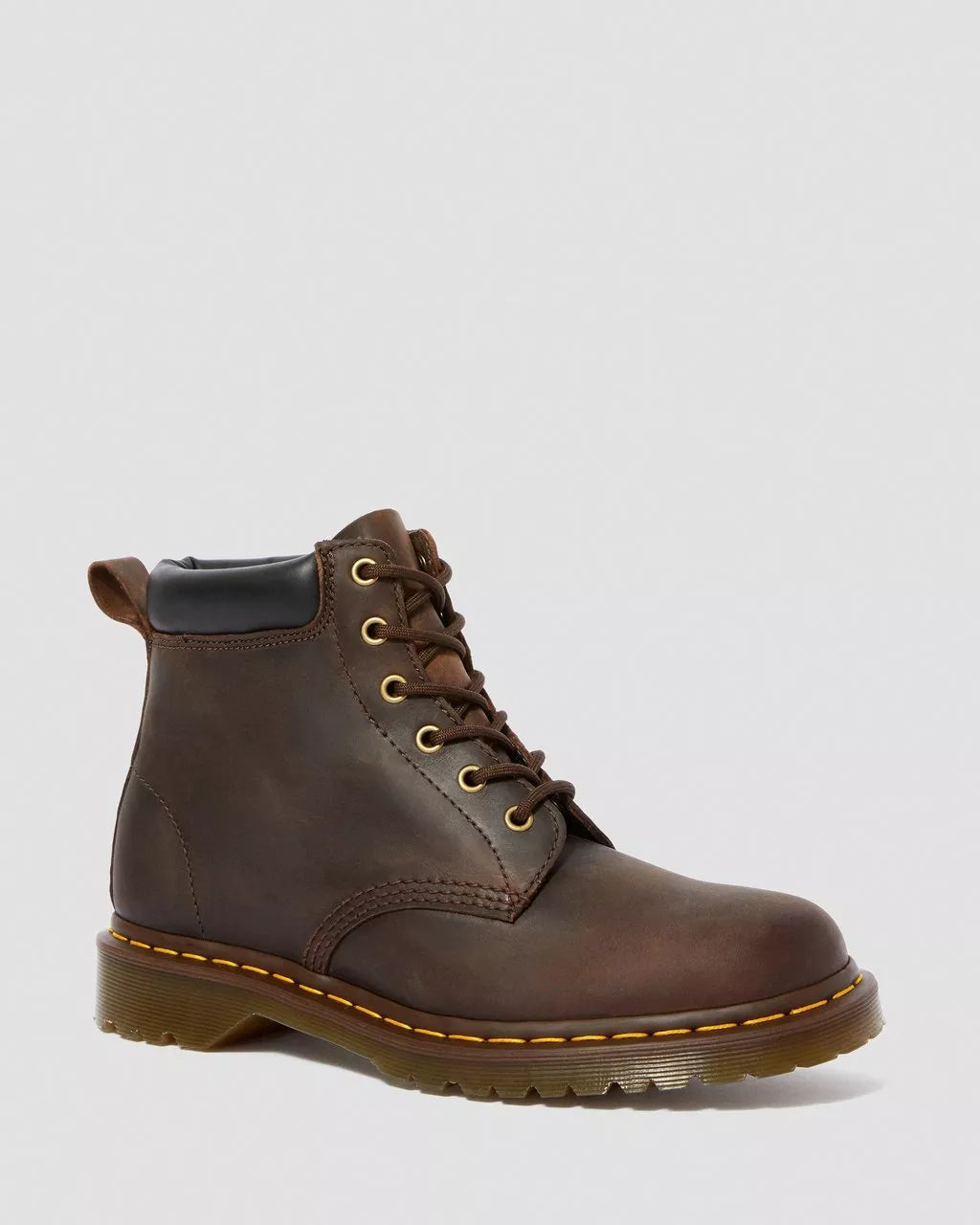 939 Dark Brown Crazy Horse Leather Ankle Boots for Women - Comfortable & Stylish Fall & Winter Fashion Boots for Casual Outfits & Outdoor Activities