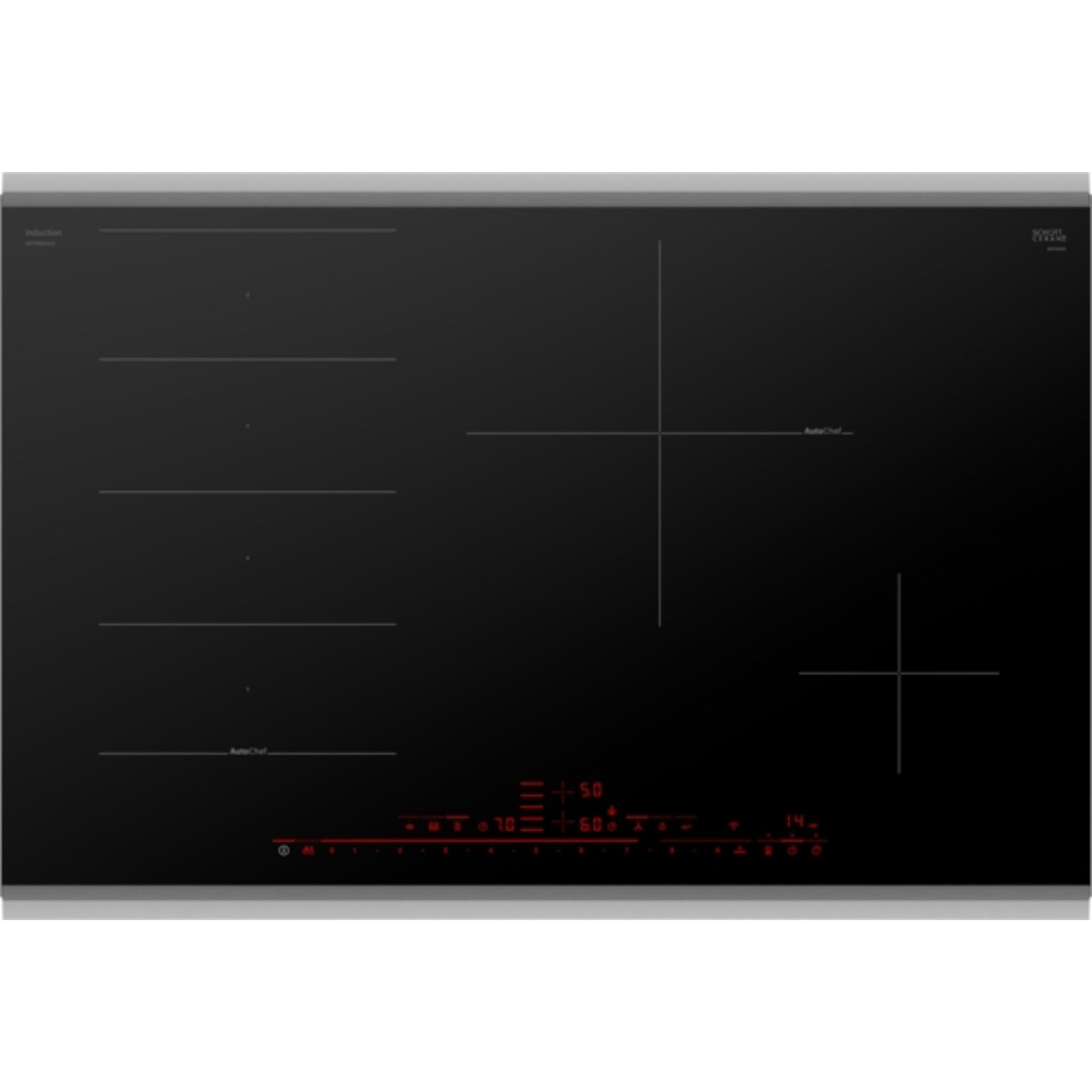 Bosch 30 Inch Induction Cooktop - NITP060SUC Black | Fast Heating Electric Stove for Home Kitchen Cooking, Boiling & Frying