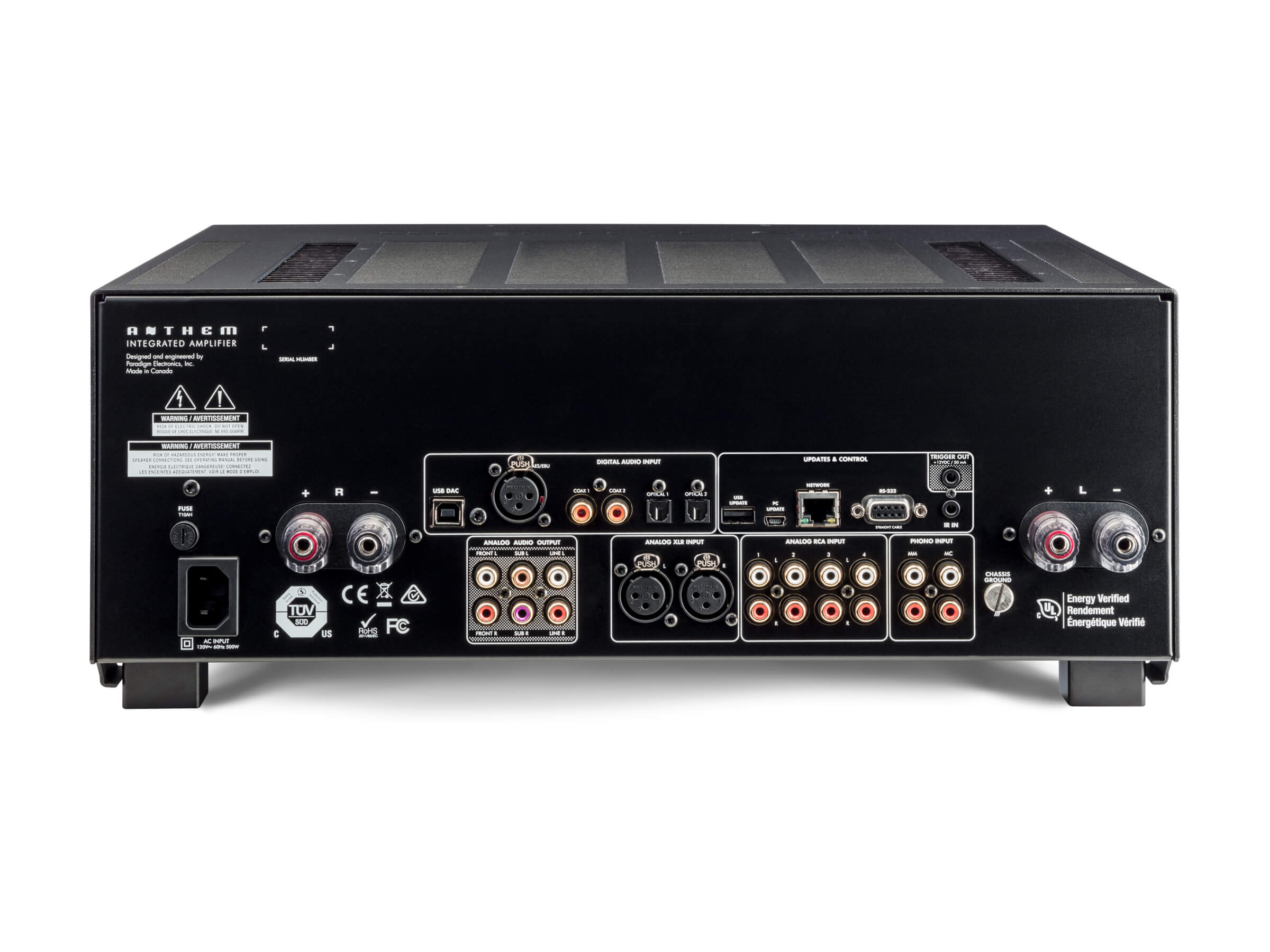 Anthem STR Integrated Amplifier - High-End Stereo Power Amplifier for Home Audio Systems | Perfect for Music Lovers & Audiophiles in Living Rooms & Home Theaters