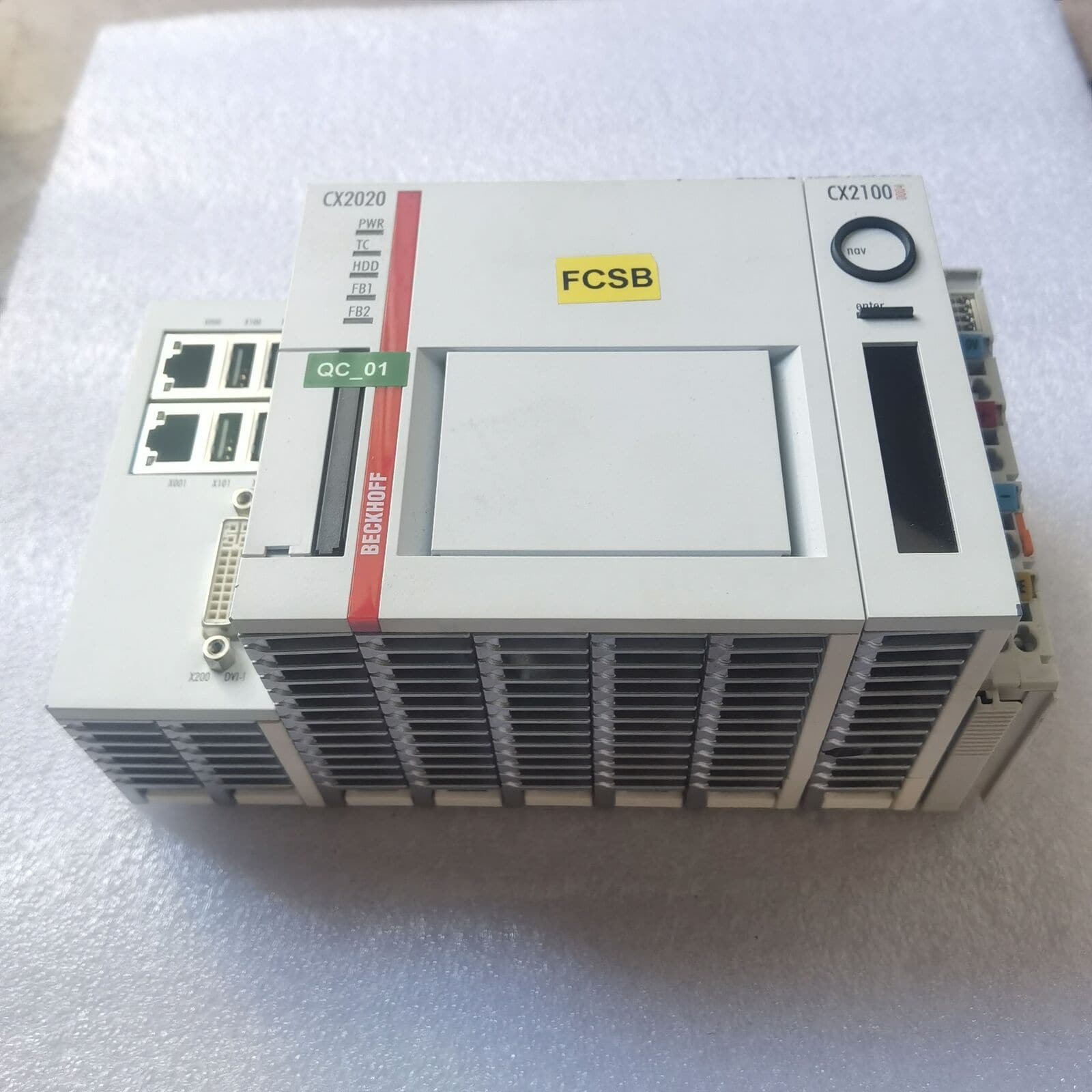 BECKHOFF CX2020 0120 CX2100 0004 PLC Module - Industrial Automation Control System for Manufacturing & Machinery | Used & Tested