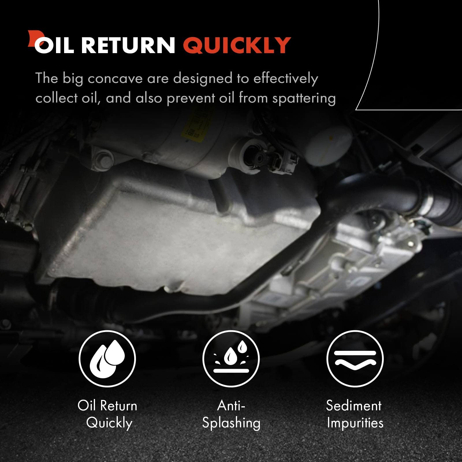 Premium Upper Engine Oil Pan Sump with Drain Plug for Jeep Wrangler 2012-2018 (JK, V6 3.6L) - Replacement Part for Oil Leak Repair & Engine Maintenance
