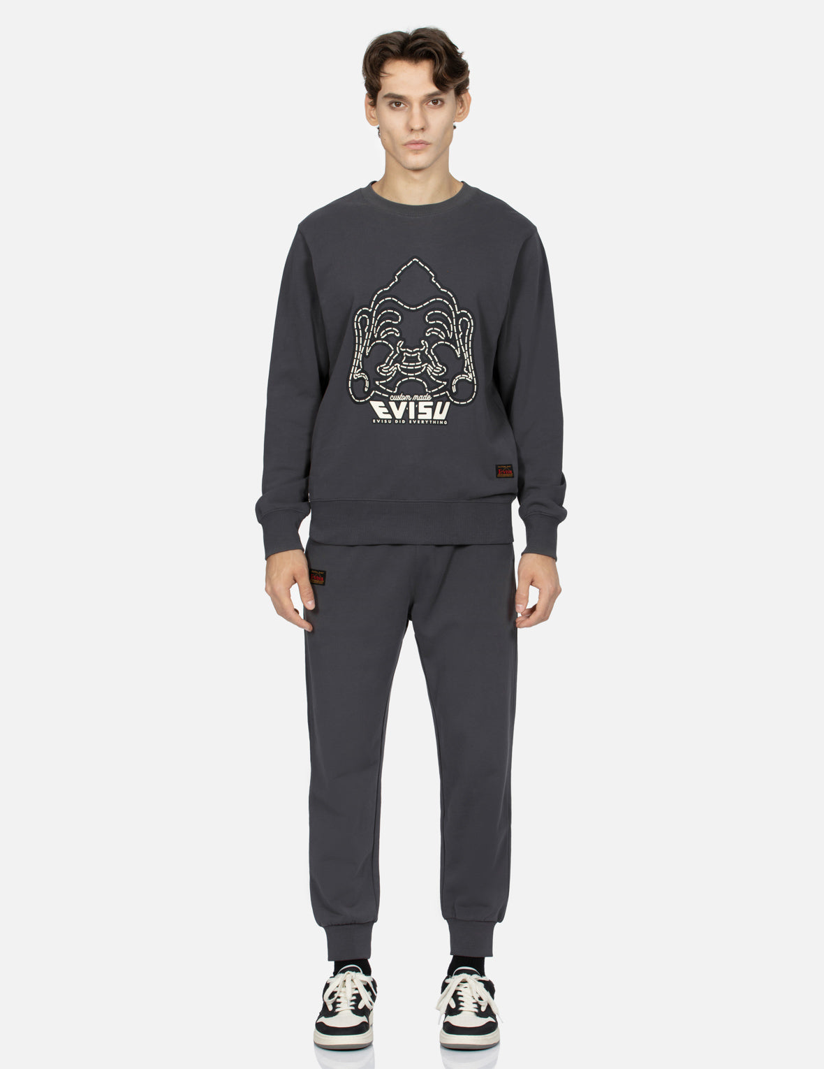 Godhead Print Regular Fit Sweatshirt for Men & Women | Comfortable Cotton Pullover Hoodie | Perfect for Casual Wear, Street Style & Lounge
