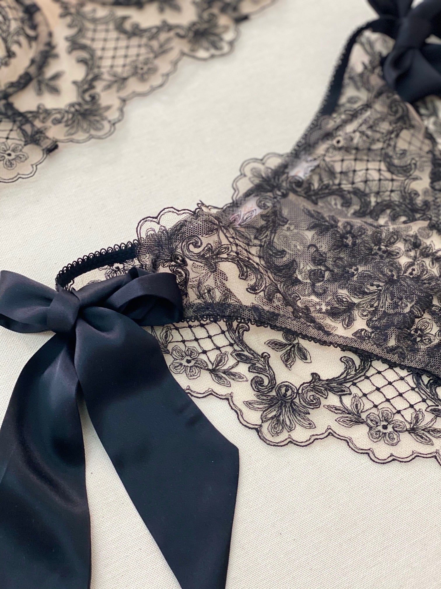 Joy Proctor French Embroidery Bikini Briefs for Women - Ivory Lace Underwear | Perfect for Beach, Pool & Bridal Lingerie