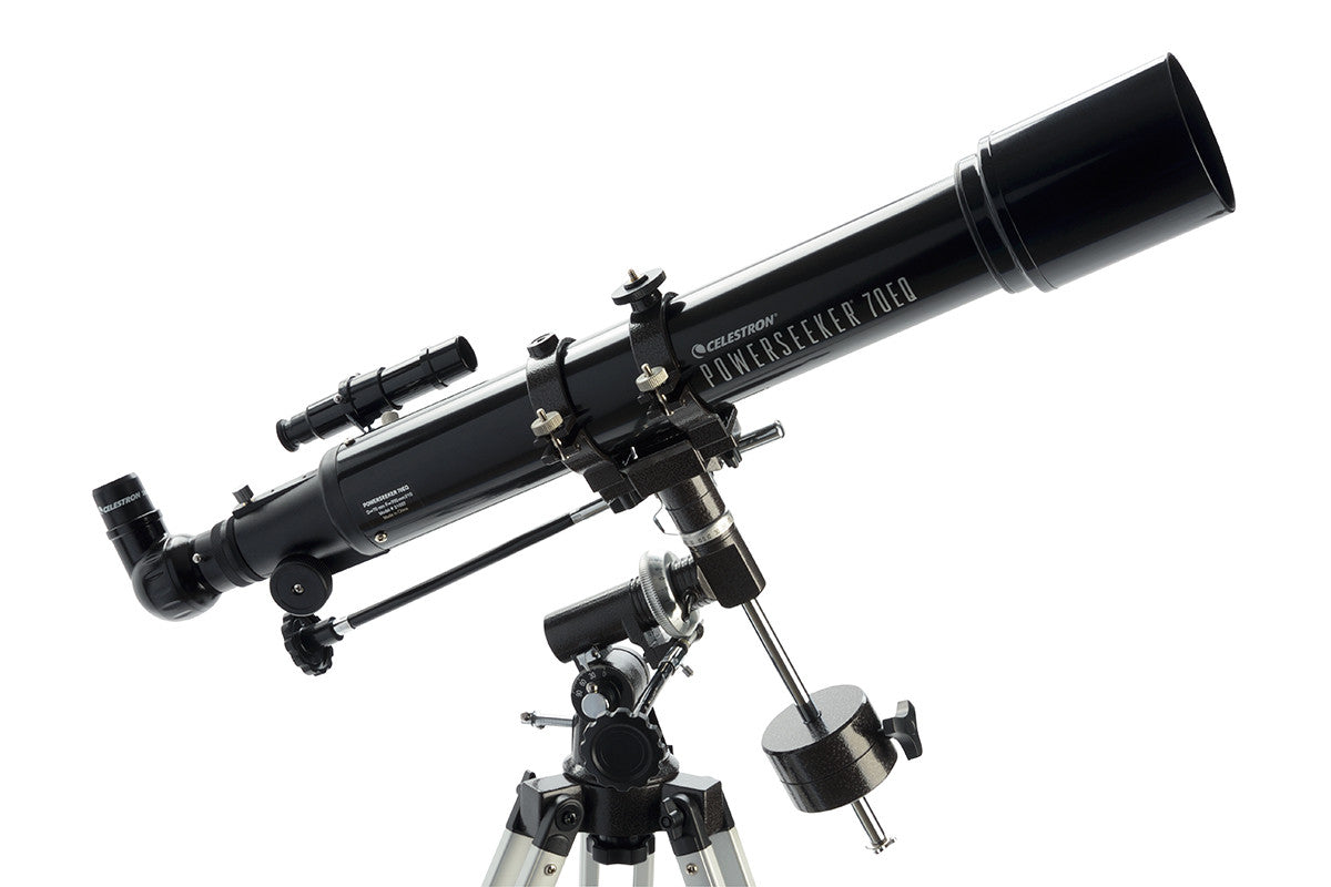 Refurbished PowerSeeker 70EQ Telescope - Portable Astronomical Telescope for Beginners & Kids - Perfect for Stargazing, Moon Observation & Backyard Astronomy