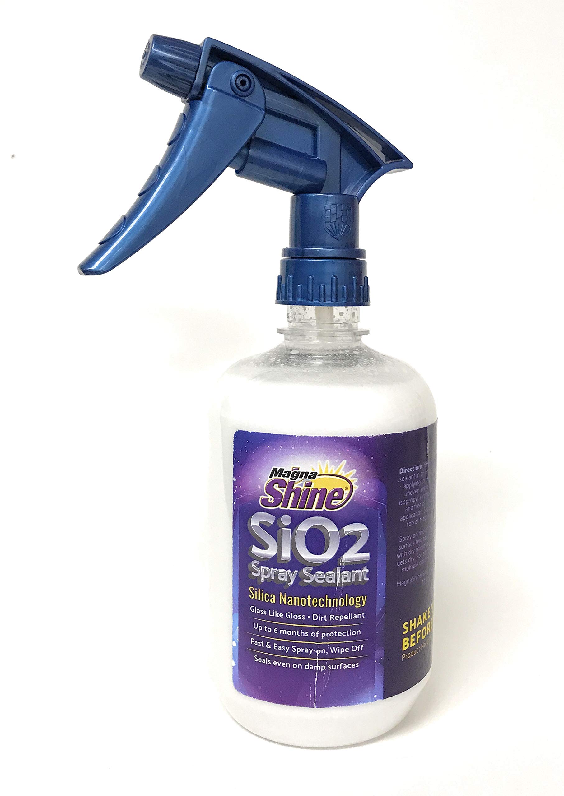 Premium Magna Shine SiO2 Spray Sealant - Advanced Ceramic Coating for Cars, Long-Lasting Protection & High Gloss Finish, Easy Spray & Wipe Formula (1 Gallon) - Perfect for Detailing, Show Car Prep & Daily Vehicle Maintenance