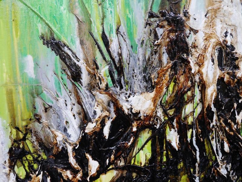 Greatest Lime 120cm x 120cm Green Abstract Canvas Art - Modern Wall Decor for Living Room, Bedroom & Office