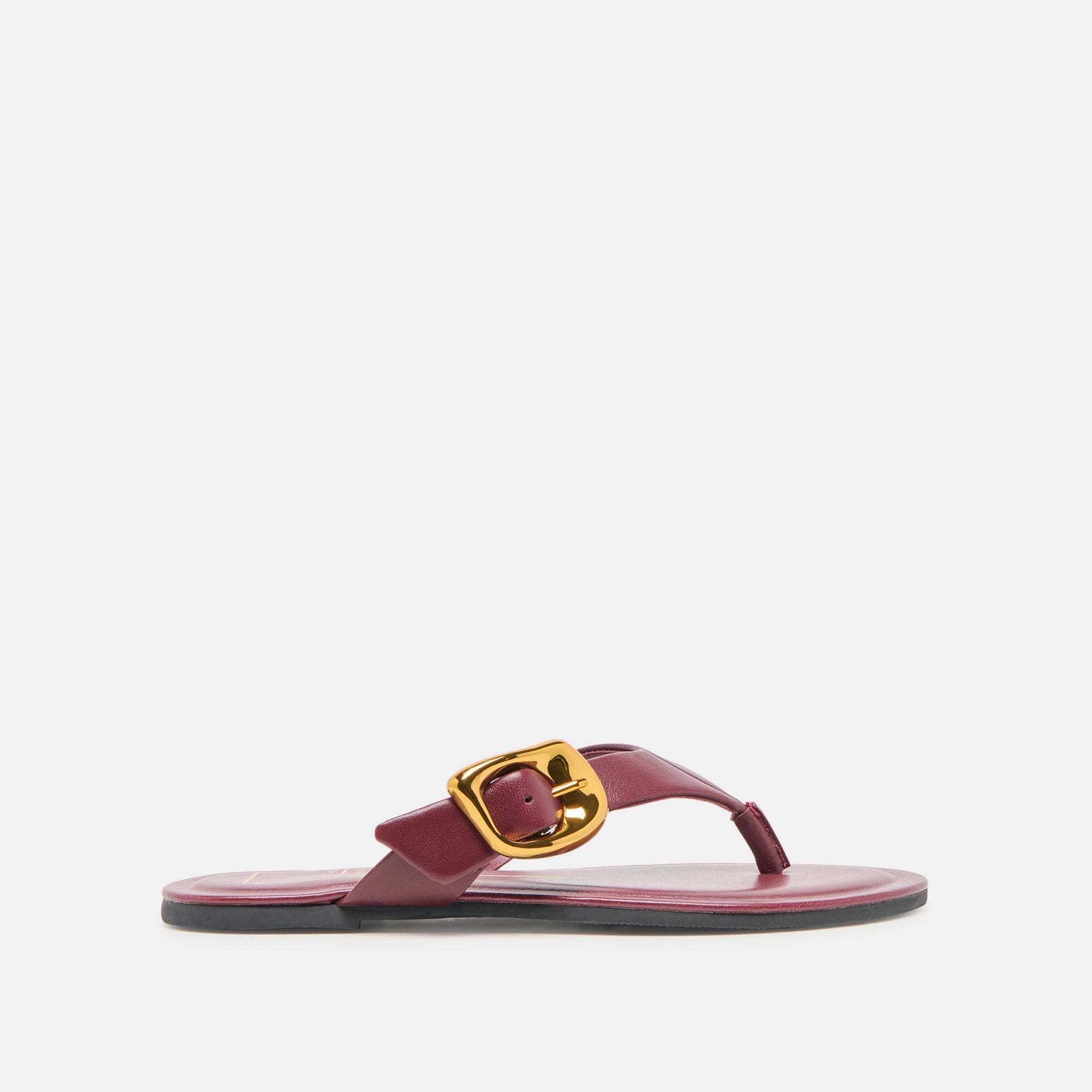Rossa Women's Burgundy Leather Sandals - Comfortable & Stylish Casual Footwear for Summer, Beach, and Outdoor Activities