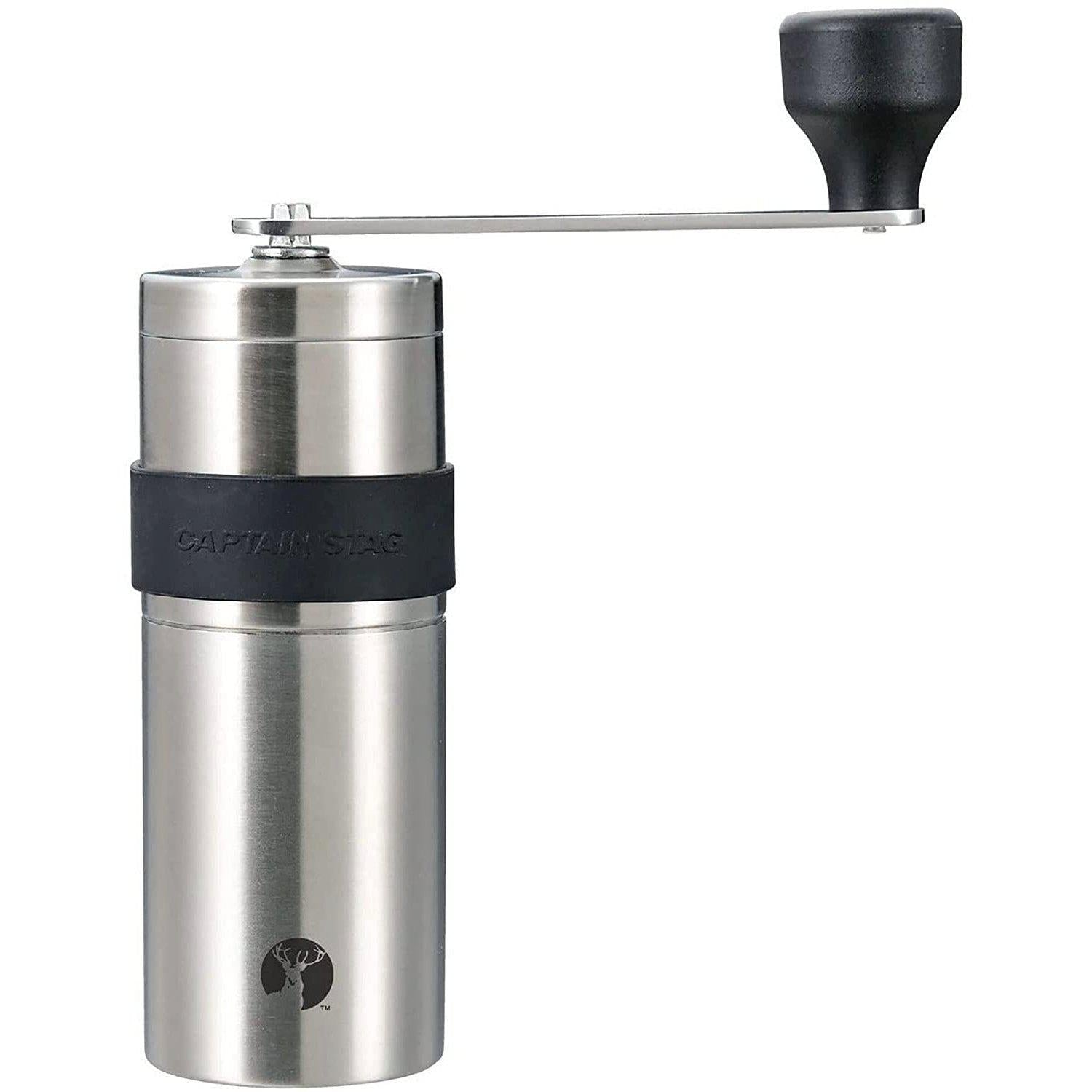 Premium Captain Stag Manual Coffee Grinder with Ceramic Mill - Portable Hand Crank Burr Grinder for Espresso, French Press & Pour Over - Perfect for Camping, Travel & Home Brewing