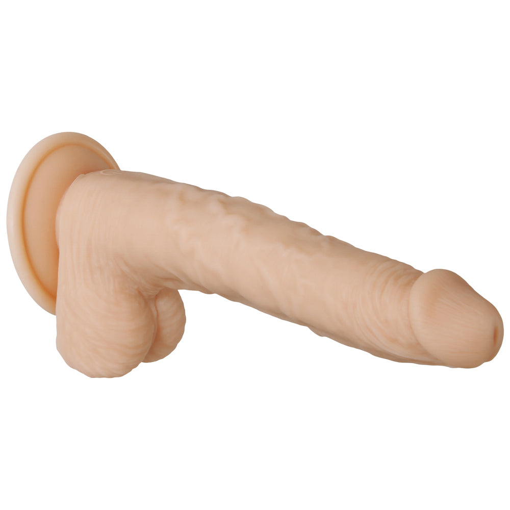 Adam & Eve Adam's Rechargeable Realistic Vibrating Dildo - Lifelike Silicone Adult Toy for Couples & Solo Play - Waterproof G-Spot Stimulator for Enhanced Pleasure - Perfect for Romantic Nights & Self-Care Moments