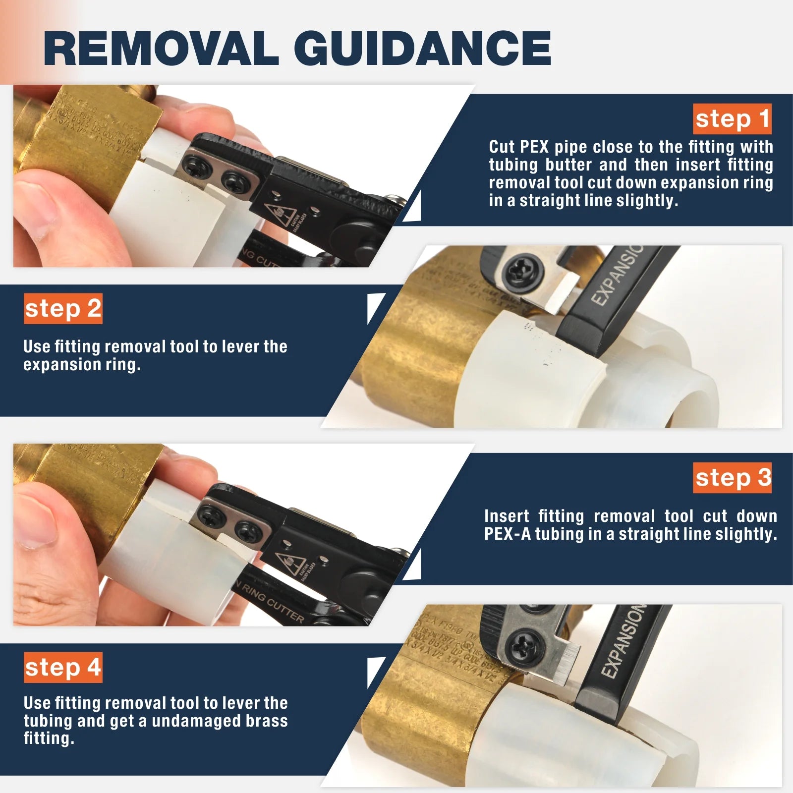 Professional PEX Expansion Tool Kit with 3/8