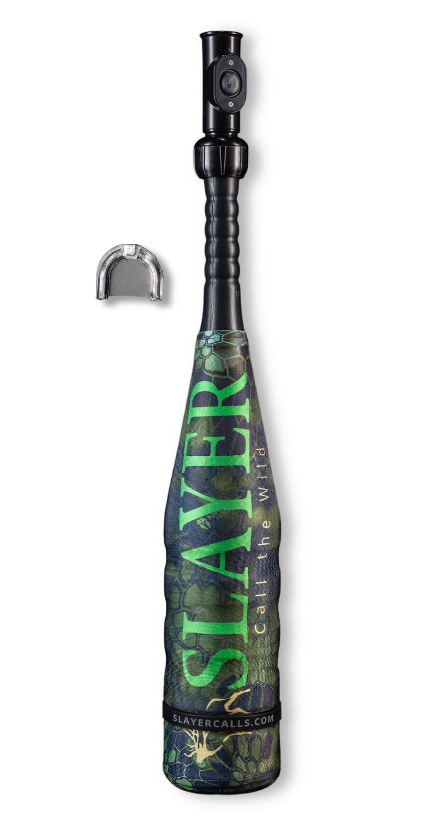 Enchantress Elk Slayer - Push Button Elk Call for Realistic Cow Elk Sounds | Hunting Call & Bugle with Extra Reed | Perfect for Elk Hunting, Wildlife Attraction & Outdoor Adventures