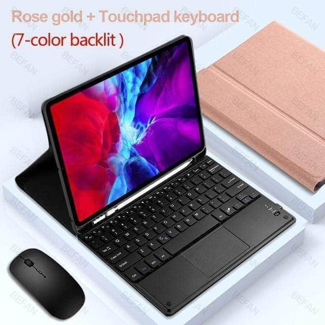 iPad Air 4 10.9-inch TouchPad Keyboard Case - Slim Protective Cover with Backlit Keys | Perfect for Work, Study & Travel