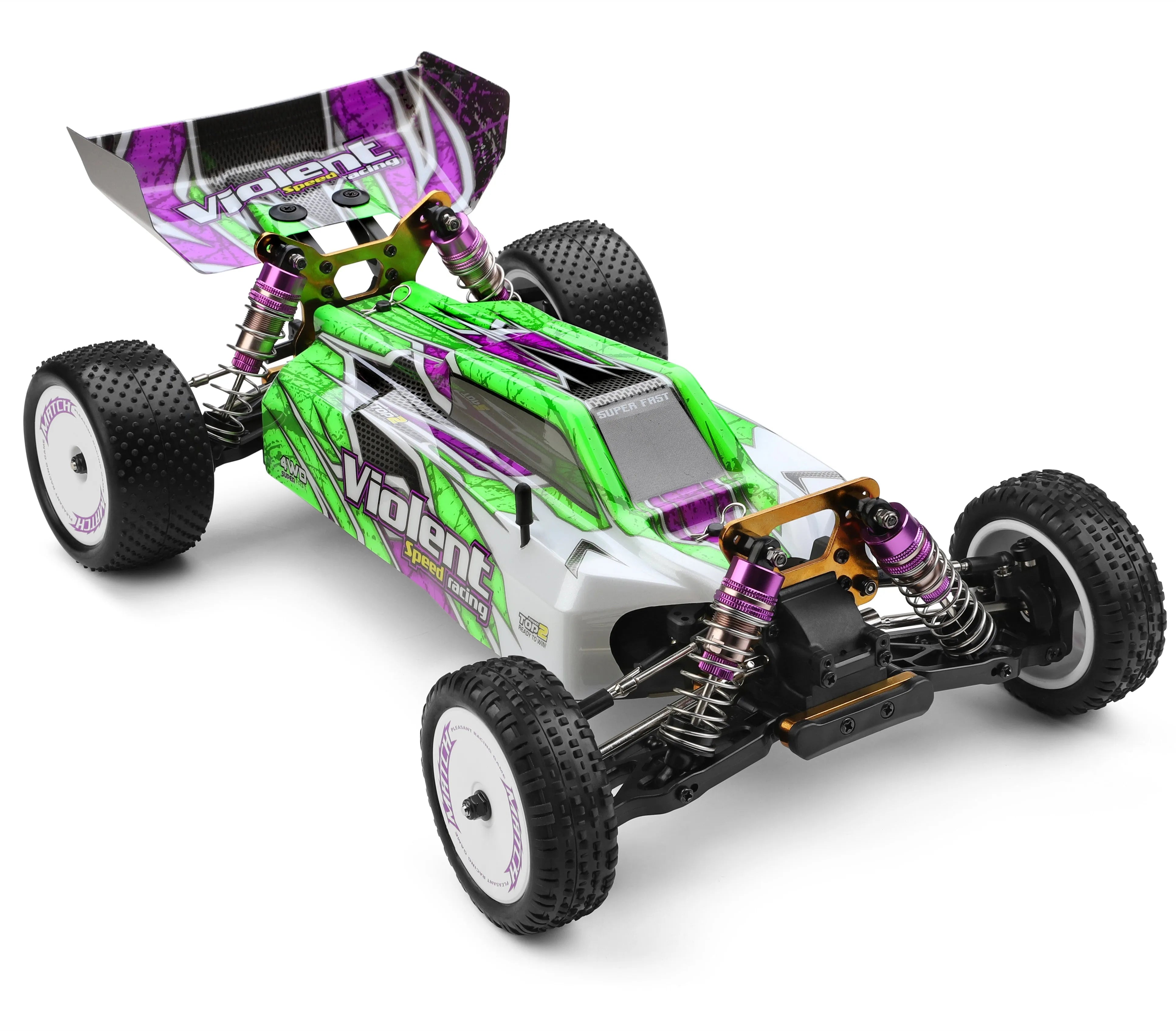 WLtoys XK 104002 1/10 Scale 2.4GHz 4WD Brushless RC Truck - 60km/h High Speed Remote Control Car for Off-Road Climbing & Racing | Perfect for Outdoor Adventures, Backyard Driving & RC Enthusiasts