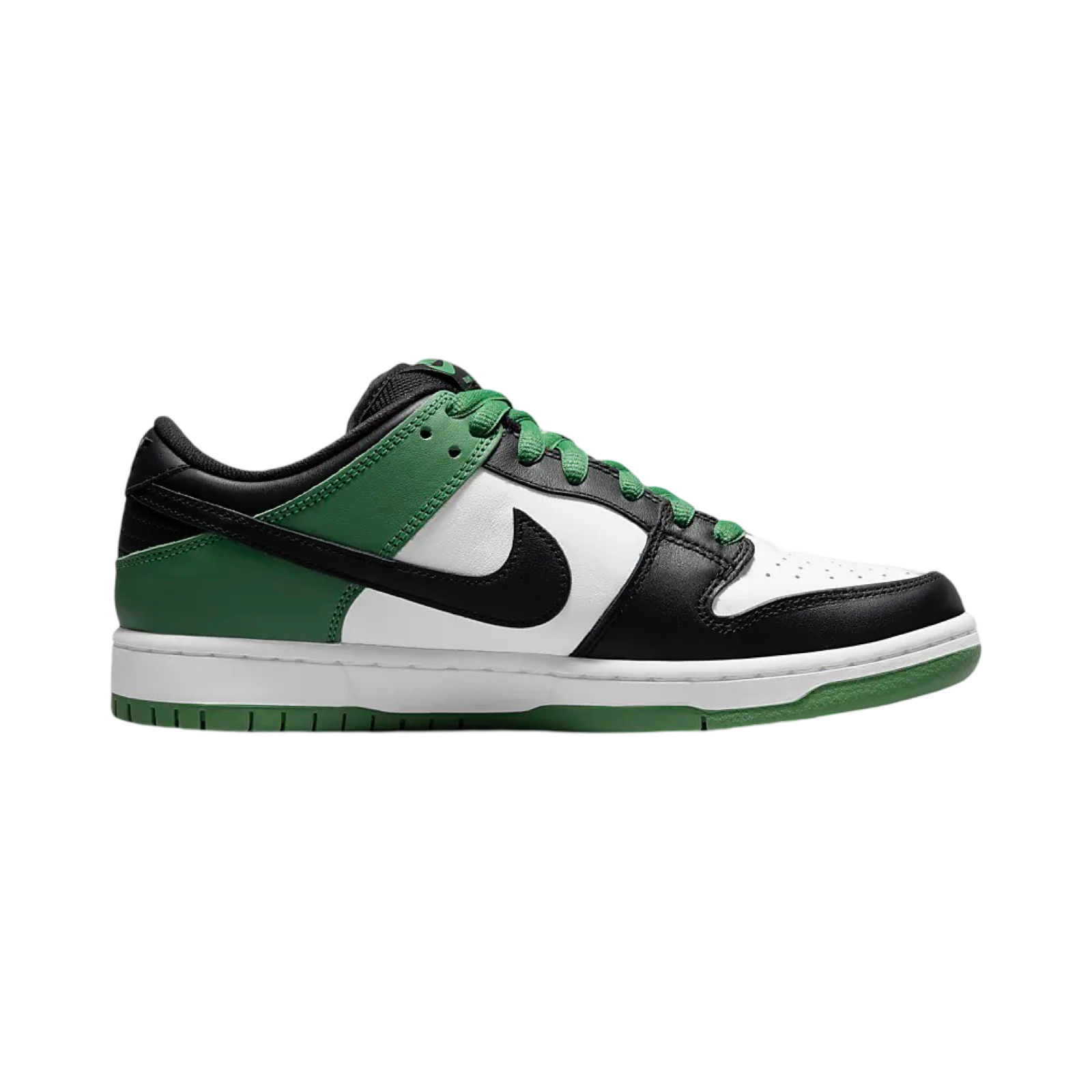 Nike SB Dunk Low Pro Skateboarding Shoes - Classic Green, Black & White Colorway | Perfect for Streetwear, Skateboarding & Casual Wear