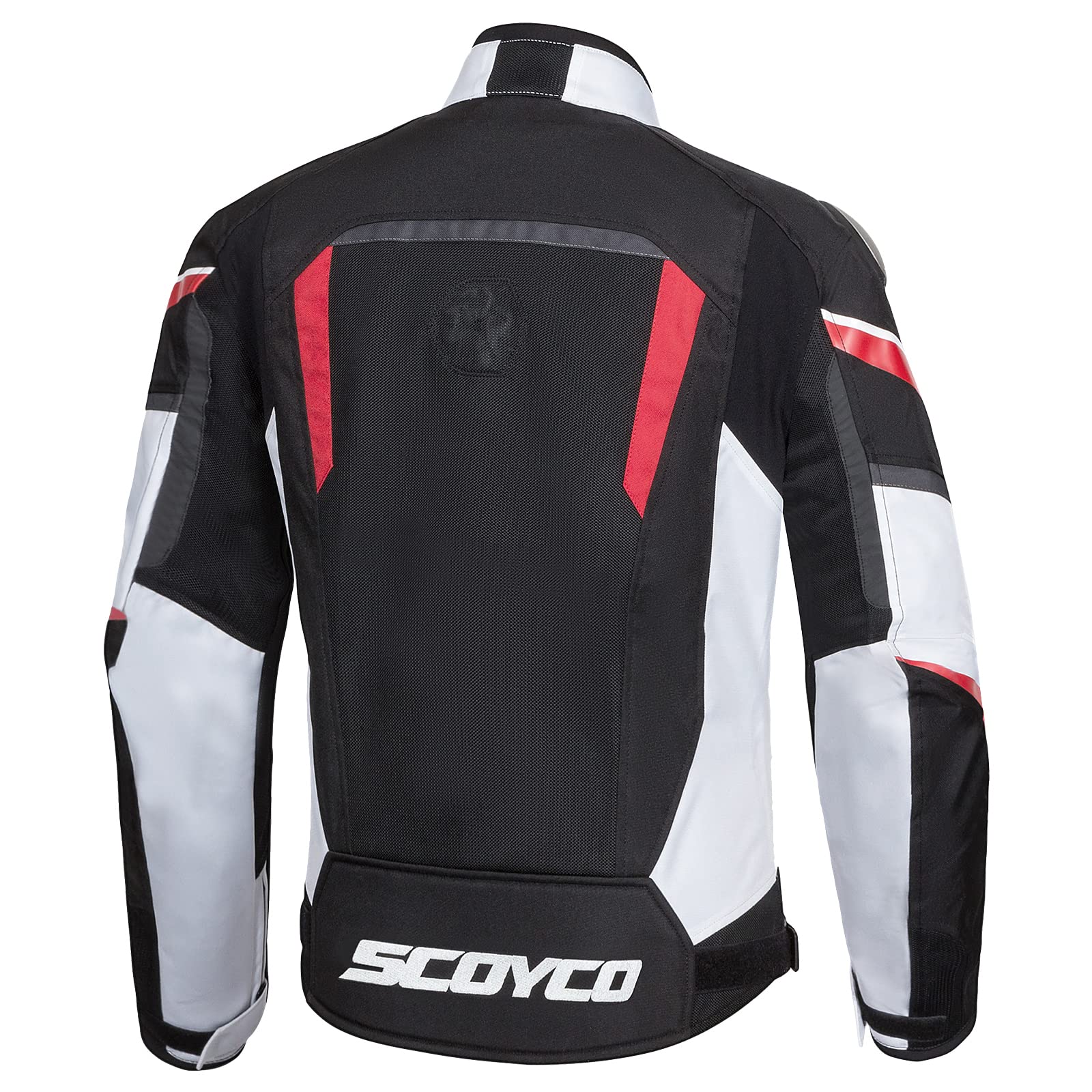 Scoyco Men's Mesh Motorcycle Jacket - Breathable Motorbike Riding Jacket for All Seasons - Perfect for Street Biking, Commuting & Long-Distance Rides