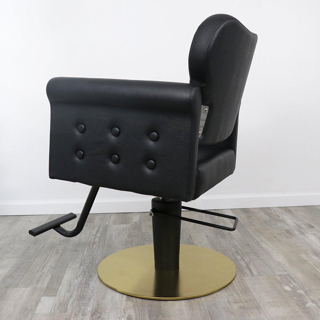 Premium GLAM Salon Chair - Professional Hydraulic Styling Chair for Hairdressers & Barbers - Adjustable Height & Swivel Base - Perfect for Salons, Barber Shops & Home Use