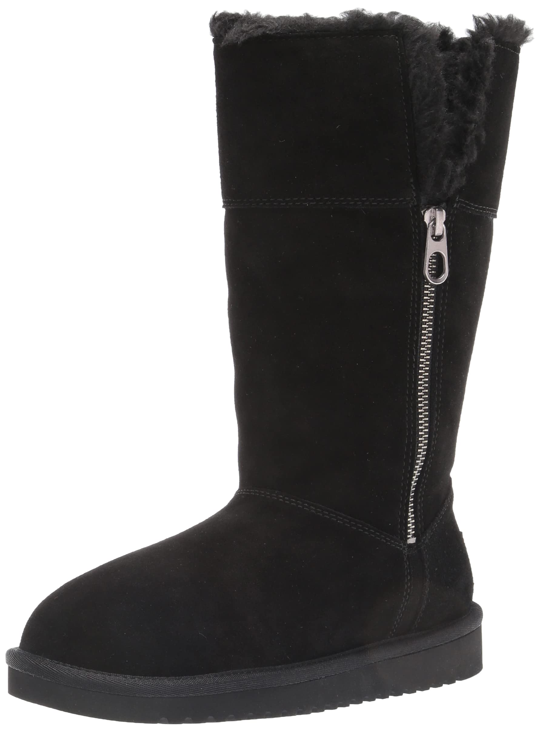 Koolaburra by UGG Women's Aribel Tall Winter Boots - Waterproof Suede & Fleece Lined Snow Boots for Women - Perfect for Cold Weather, Snow Days & Outdoor Activities