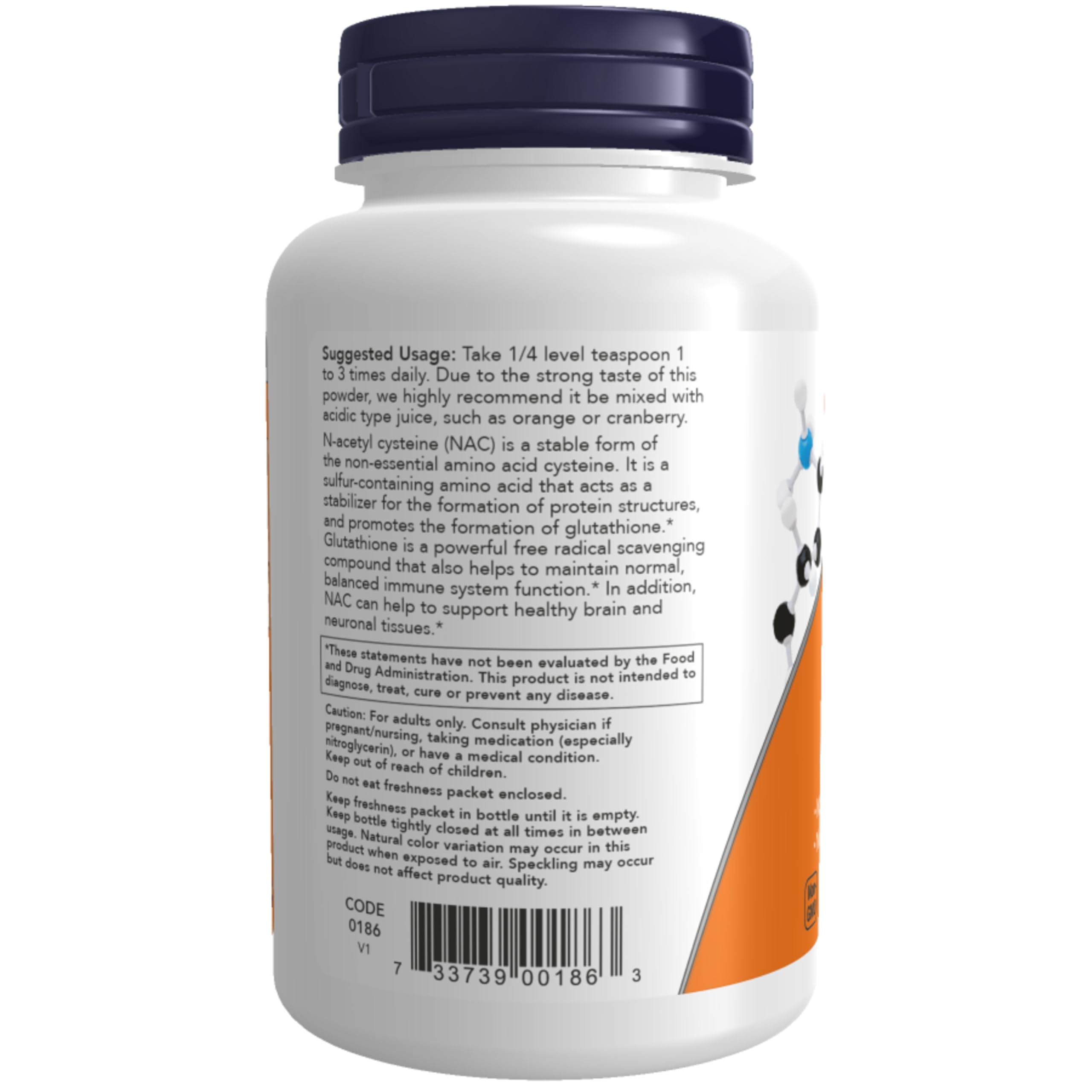 NOW Foods NAC (N-Acetyl Cysteine) Pure Powder 4 oz - Antioxidant Supplement for Immune Support & Detox - Use for Respiratory Health, Liver Cleansing & Wellness Boost