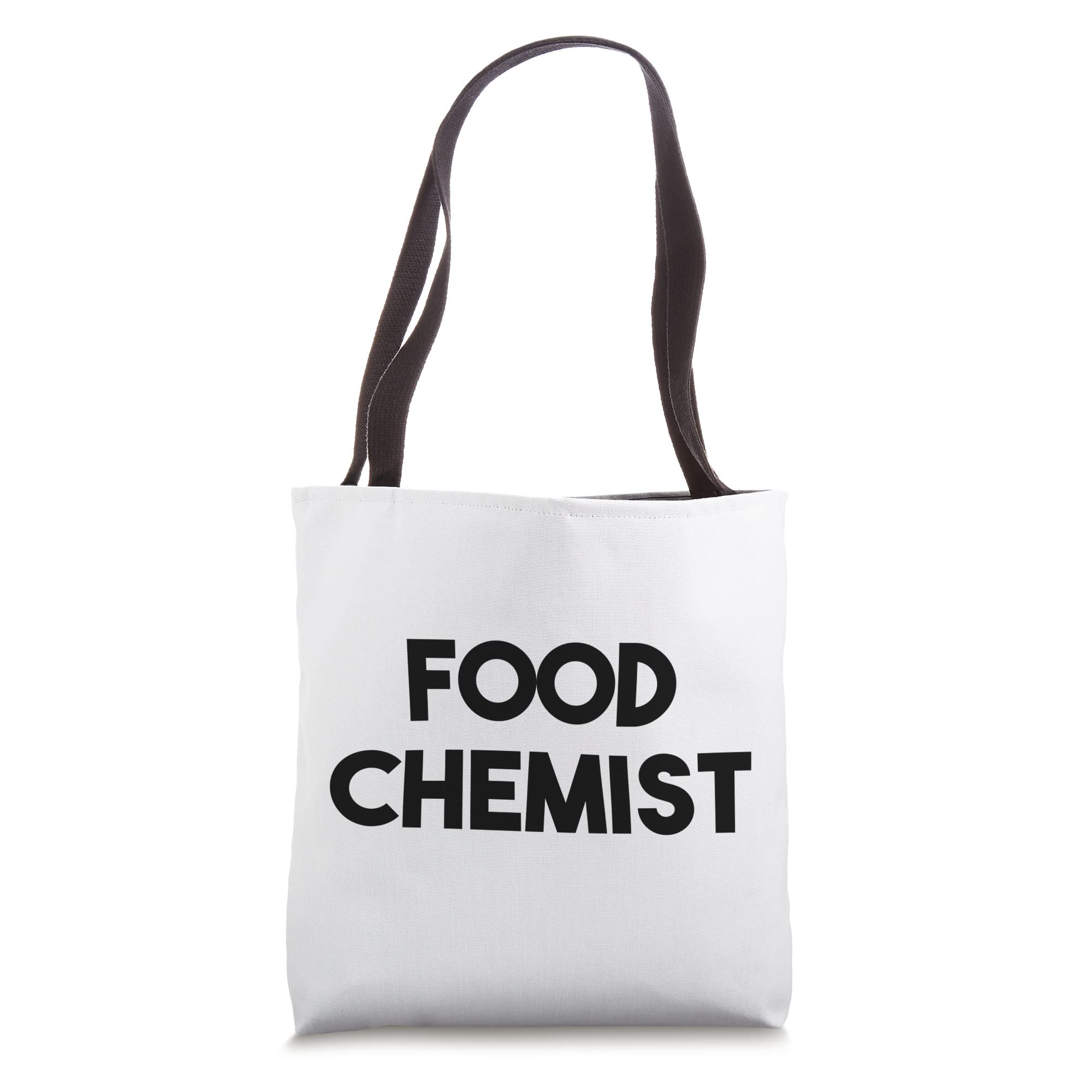 Food Chemist Tote Bag - Durable Cotton Canvas Grocery Shopping Bag for Scientists & Chemistry Lovers - Perfect for Lab, Work, School & Farmers Market