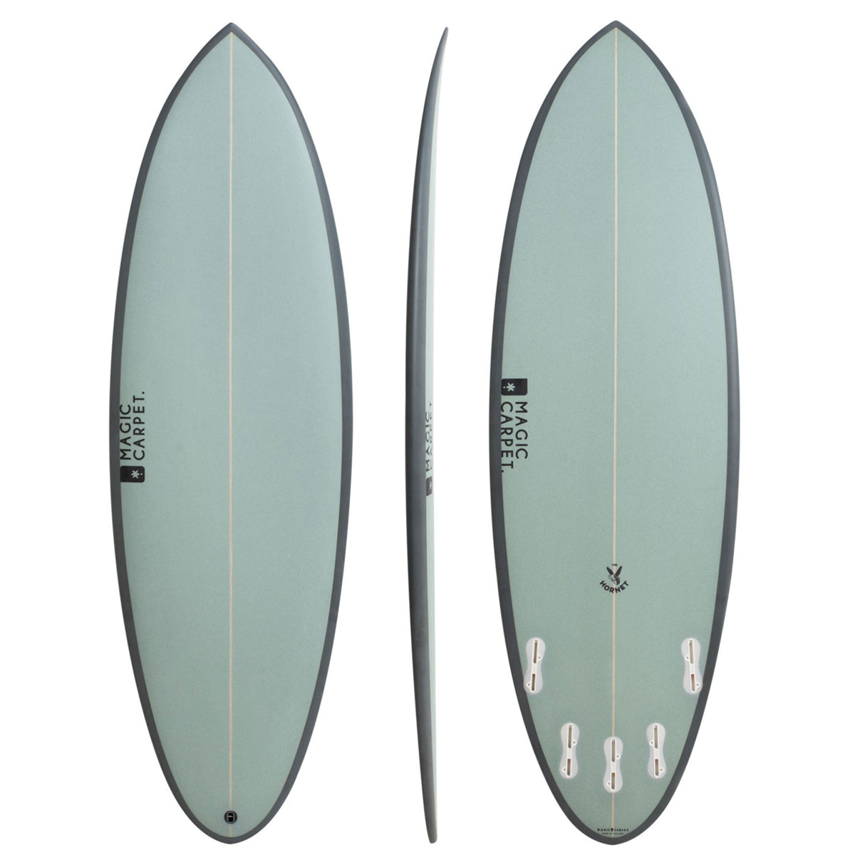 Magic Carpet Hornet 6’2 Surfboard with PE Construction & 5 Fin FCS2 Setup - Perfect for Performance Surfing, Wave Riding & Advanced Surfers