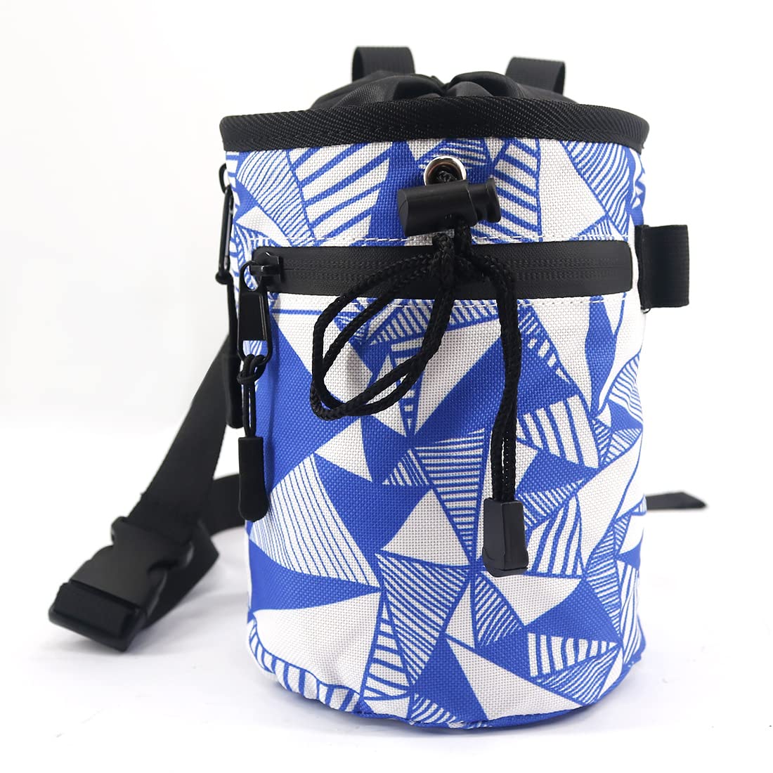 NewDoar Chalk Bag for Rock Climbing & Bouldering - Quick-Clip Belt, 2 Large Zippered Pockets - Durable Chalk Bucket for Indoor/Outdoor Climbing Gyms, Crag & Training - Essential Rock Climbing Gear & Equipment
