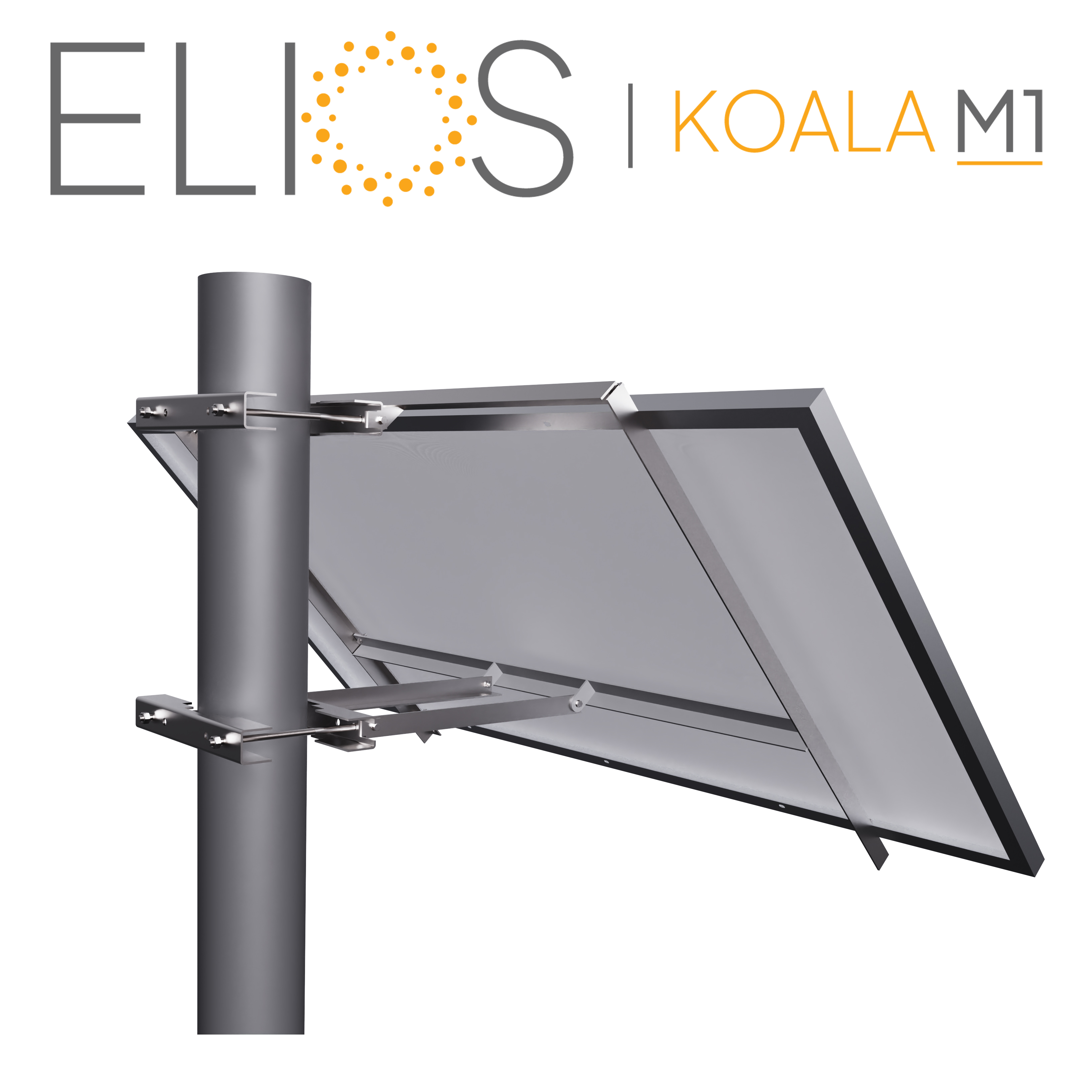 Elios Koala M1 Solar Panel Mounting Bracket Kit - Heavy Duty Adjustable Rack System for Roof & Ground Installation - Perfect for RV, Home & Off-Grid Solar Projects
