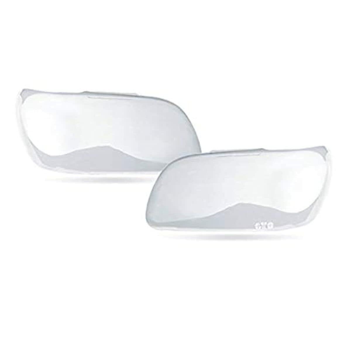 GT Styling GT0994C Clear Headlight Covers - 2 Piece Set for Car Protection & Style Enhancement | Perfect for Night Driving, Off-Road Adventures & Vehicle Customization