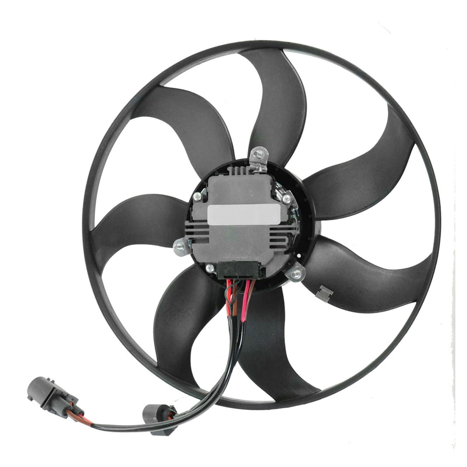 2005-2016 Volkswagen Jetta Left Side Radiator Cooling Fan Assembly - OEM Replacement Part VW3117117 - Perfect for Engine Overheating Prevention & Summer Driving