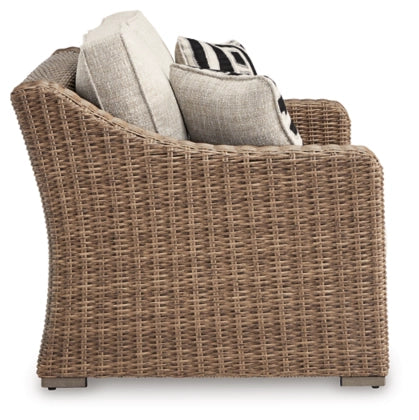 Beachcroft Swivel Lounge Chair - 360° Rotating Patio Furniture with Adjustable Backrest - Perfect for Poolside, Backyard, and Outdoor Relaxation