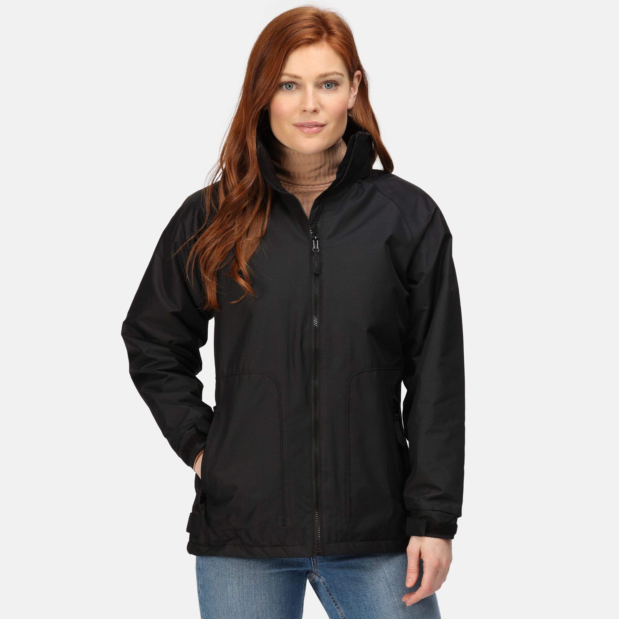 Women's Waterproof Windproof Fleece Lined Jacket - Winter Warm Outdoor Coat for Hiking, Skiing & Daily Wear