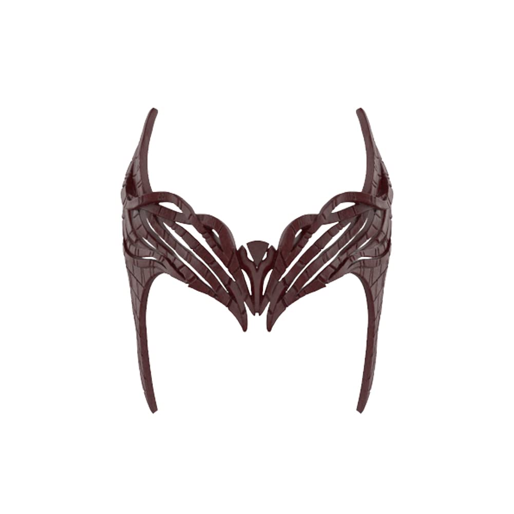 Red Hero Mask Headwear Costume Props for Women & Men - Cosplay, Halloween, Comic Con & Themed Parties