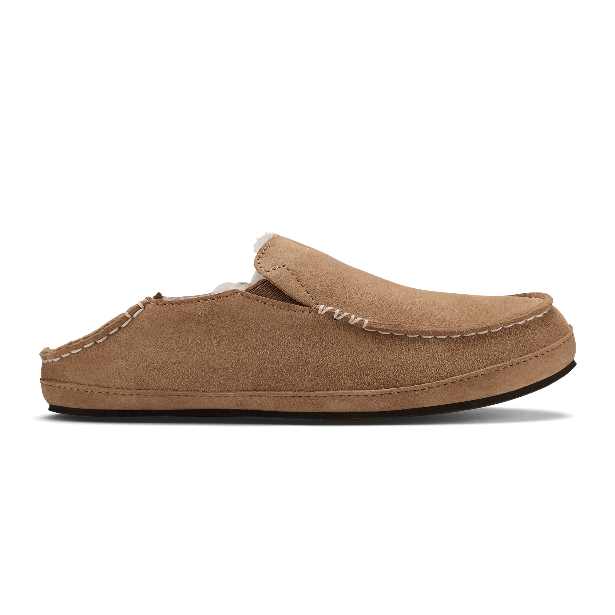 Nohea Slippers for Women - Comfortable Tan Leather House Shoes - Perfect for Indoor, Outdoor & Travel Use