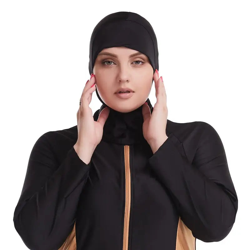 **Plus Size Halal Burqini Swimwear for Muslim Women - Modest Islamic Full-Coverage Swimsuits for Beach & Pool**