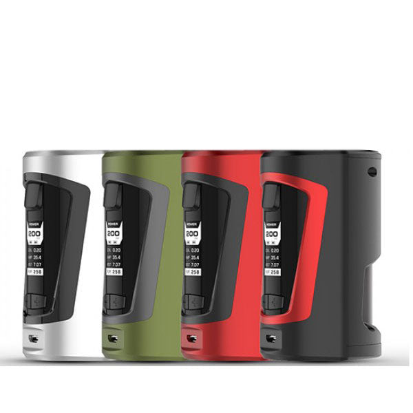 GeekVape GBOX 200W TC Squonk Box Mod Kit with Dual 18650 Batteries - Vape Mod for Cloud Chasing & Flavorful RDA Experience | Perfect for Advanced Vapers & Sub-Ohm Enthusiasts