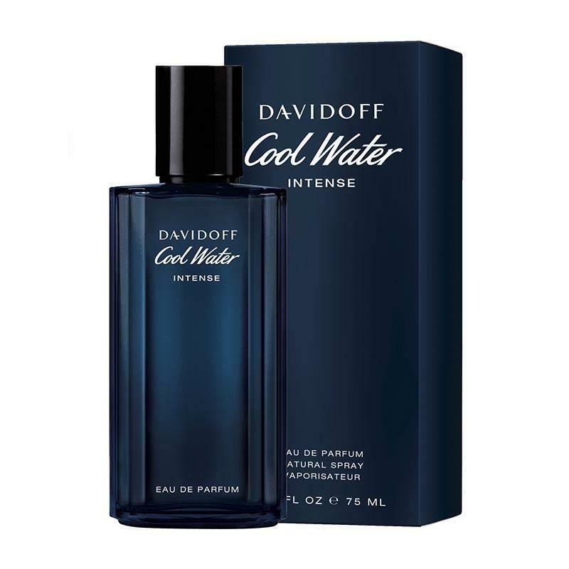 Davidoff Cool Water Intense Eau de Parfum for Men - 75ML / 2.5oz Spray | Fresh Aquatic Cologne for Day & Night Wear, Work & Special Occasions