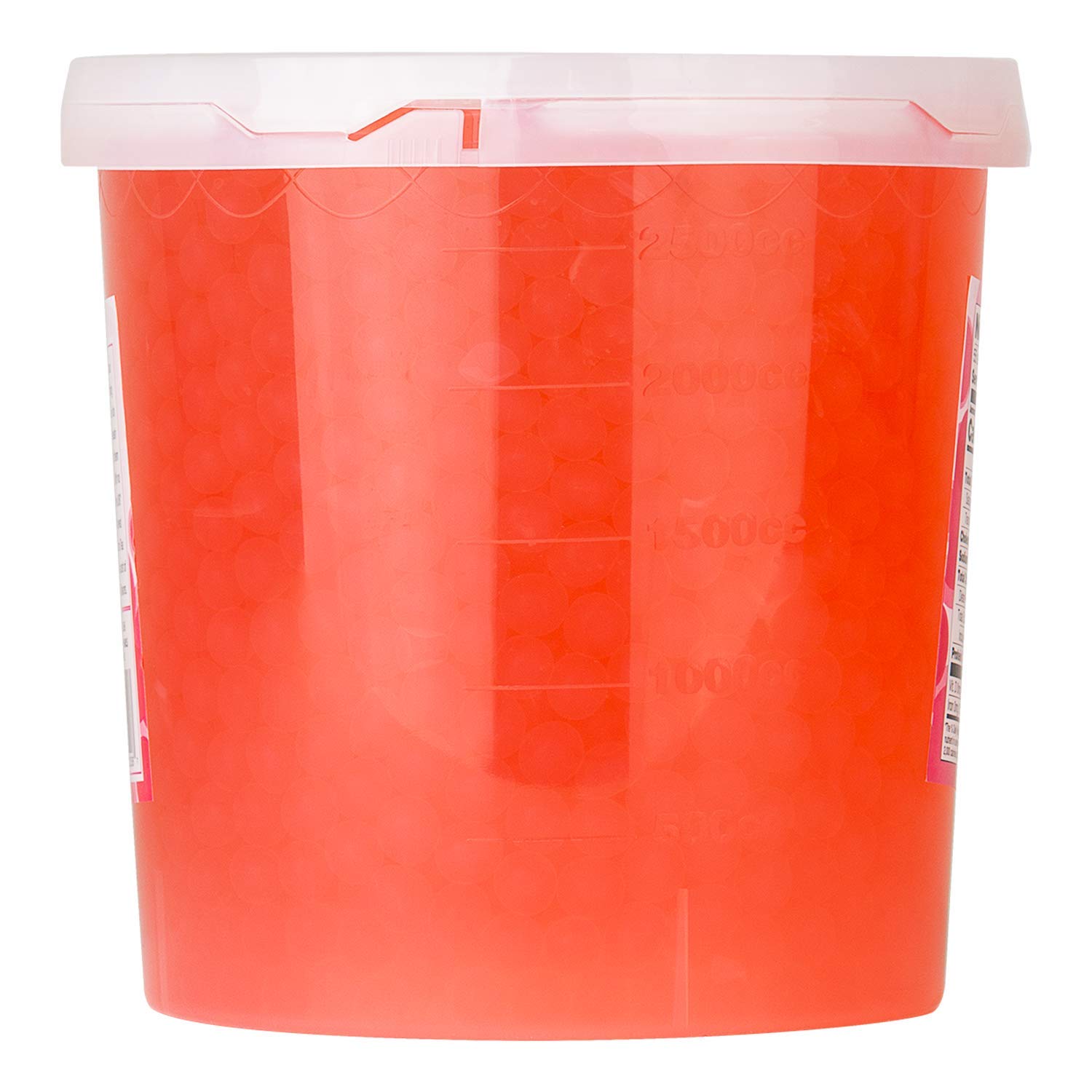 Premium Tea Zone 7 lbs Rose Popping Boba Pearls - Bursting Flavor for Bubble Tea, Desserts & DIY Drinks at Home