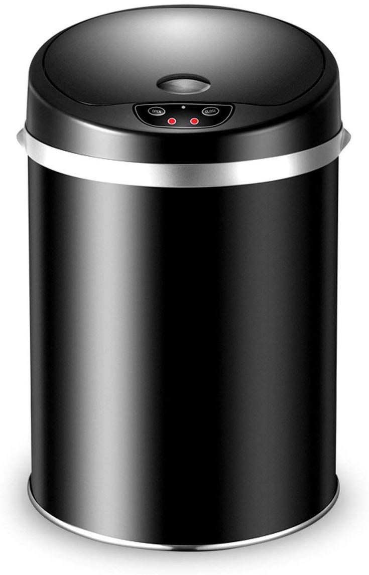 BYCDD Automatic Touchless Sensor Trash Can - 13 Gallon Hands-Free Garbage Bin with Lid for Kitchen, Bathroom, Living Room | Odor Control & Durable Design for Home & Office Use