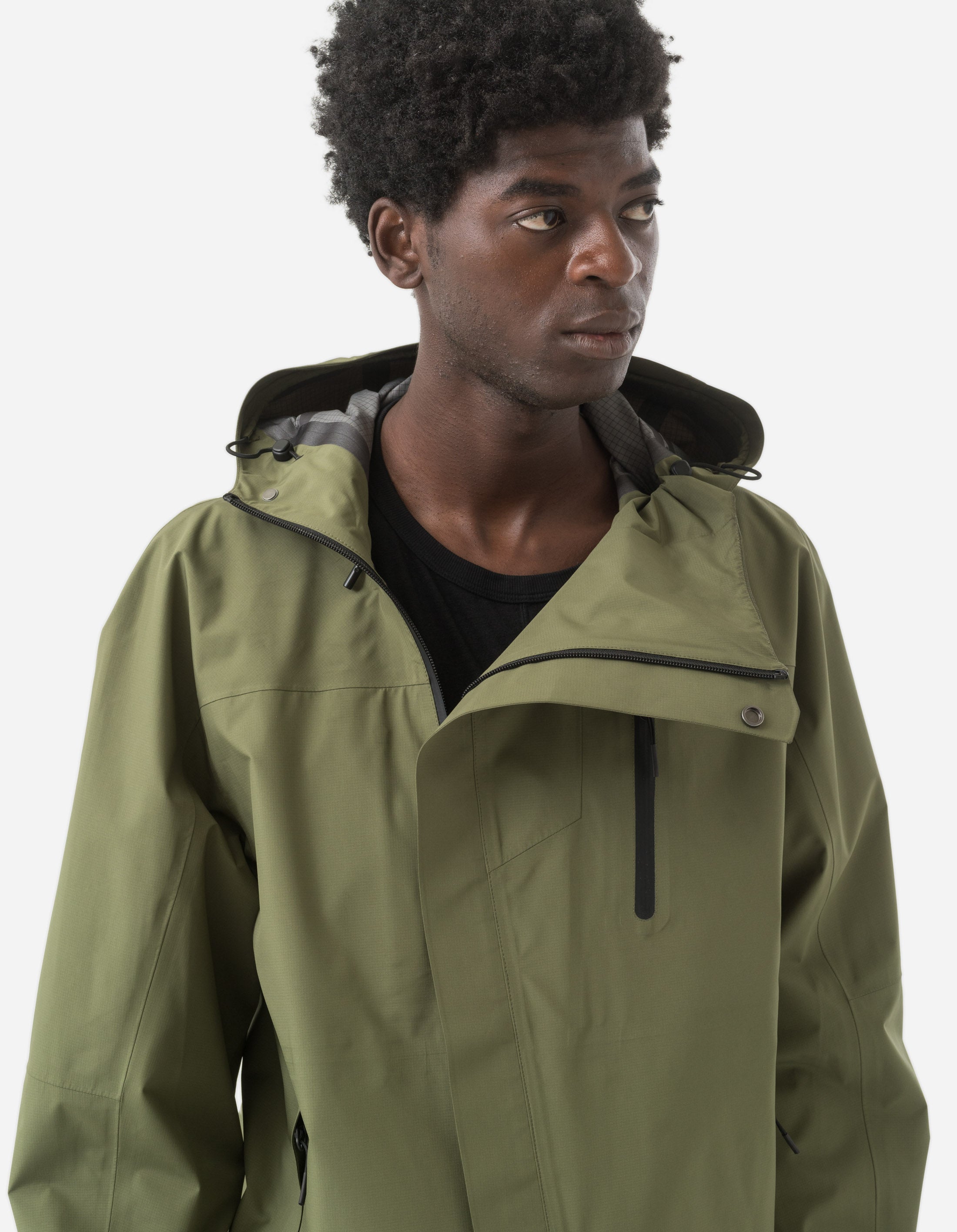 5030 3L Asym Parka Olive - Waterproof Winter Jacket for Men & Women | Outdoor Hiking, Skiing & Cold Weather Protection
