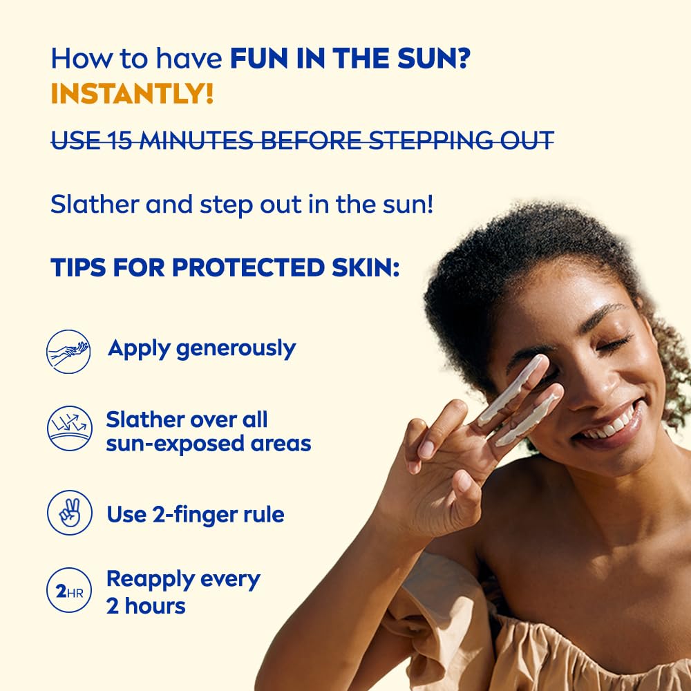 NIVEA Sun UV Face Sensitive SPF 50 Sunscreen Cream (50ml) - UVA/UVB Protection for Sensitive Skin, Anti-Aging & Moisturizing - Ideal for Daily Use, Outdoor Activities & Travel
