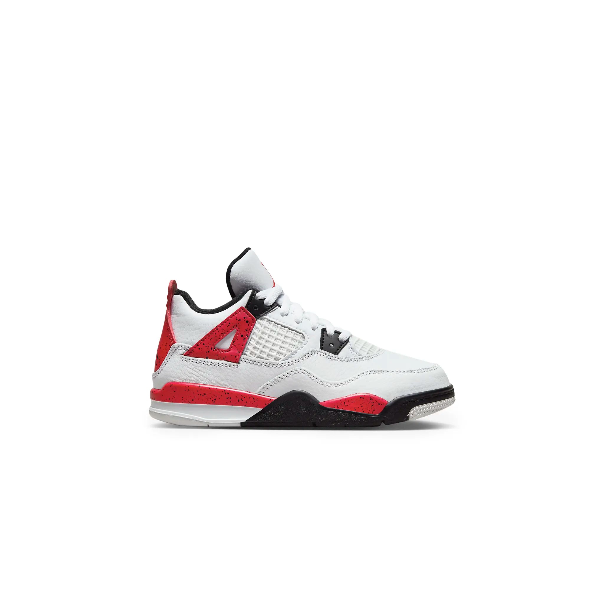 Air Jordan 4 Retro Red Cement Basketball Shoes for Kids (PS) - Perfect for Court Play and Street Style Fashion