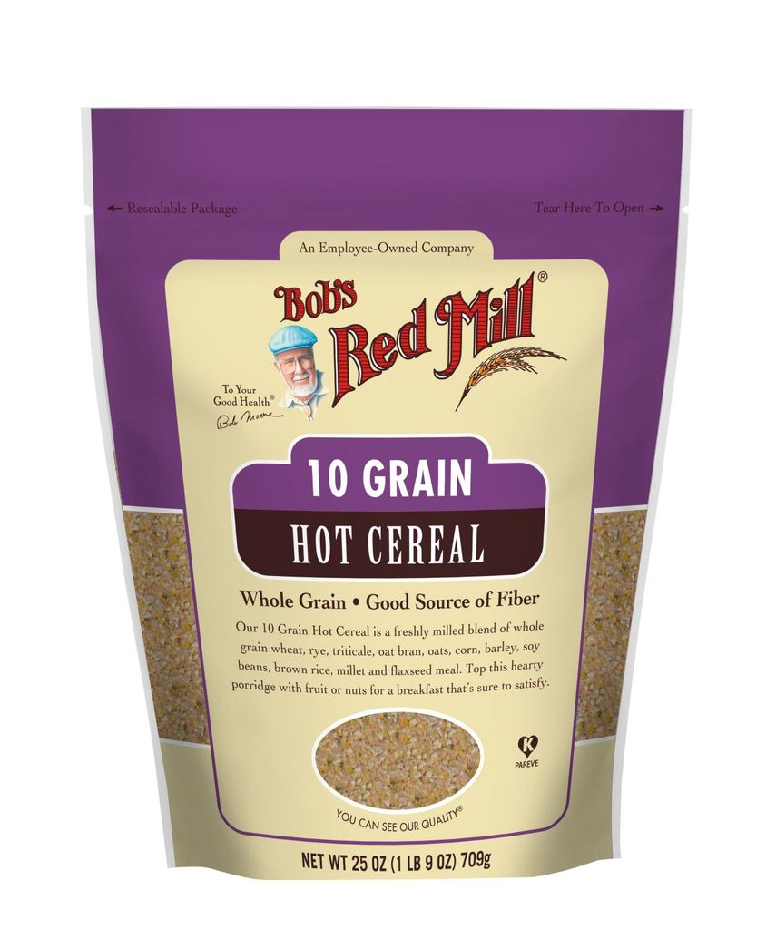 Bobs Red Mill 10 Grain Hot Cereal - Whole Grain Breakfast Blend for Healthy Mornings - Perfect for Oatmeal, Pancakes & Baking