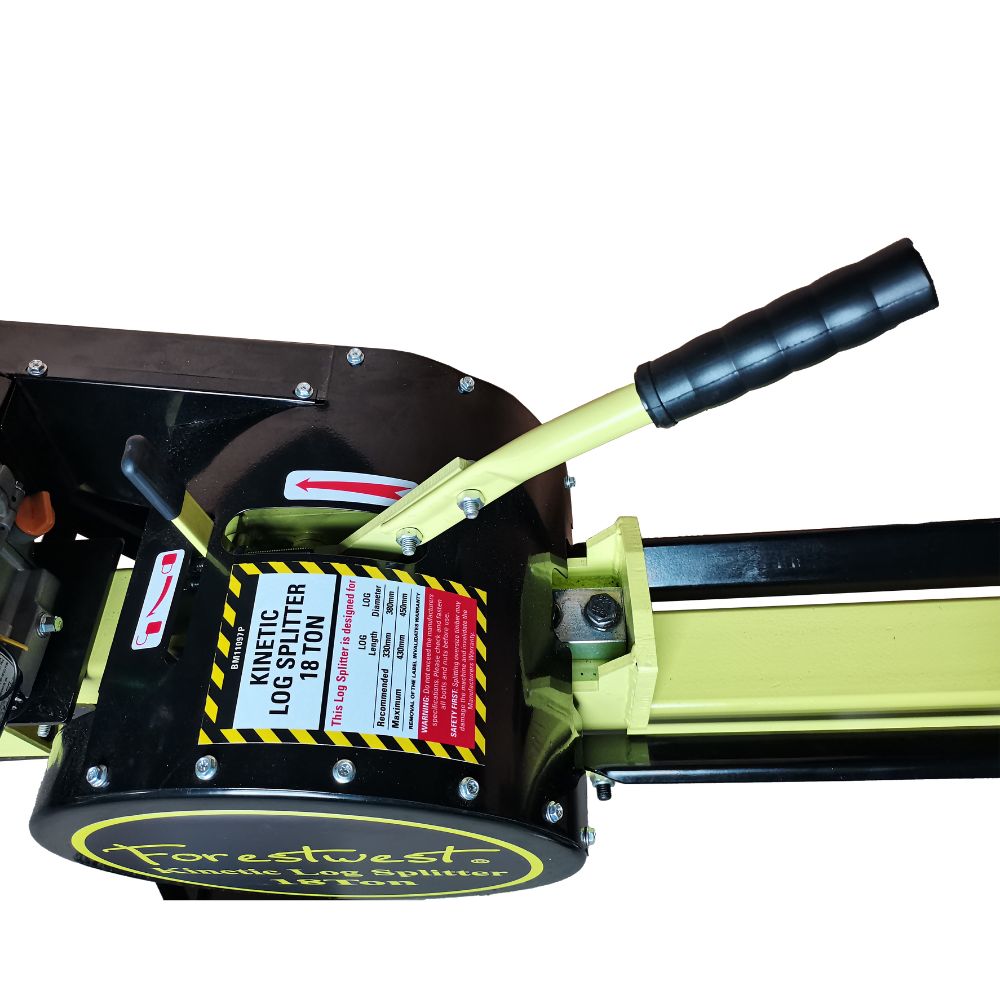 Forestwest 18 Ton Kinetic Log Splitter - 3HP Gas Powered Firewood Splitter with Powerful Engine (Model BM11097P) - Perfect for Home Firewood Processing, Landscaping, and Farm Use