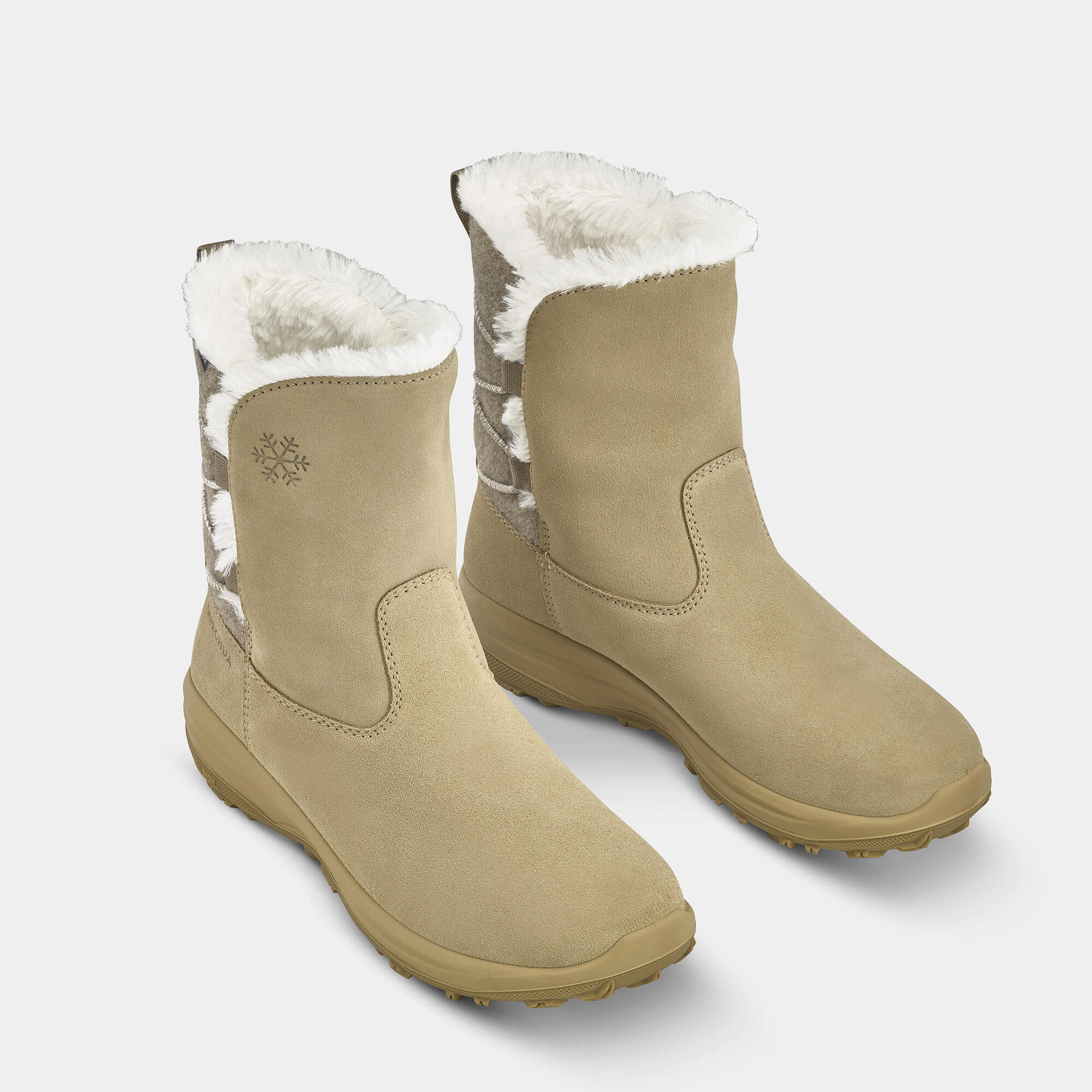 Women's SH500 Waterproof Winter Snow Boots - Insulated Hiking Boots for Cold Weather - Perfect for Snow Hiking, Ice Fishing & Outdoor Adventures