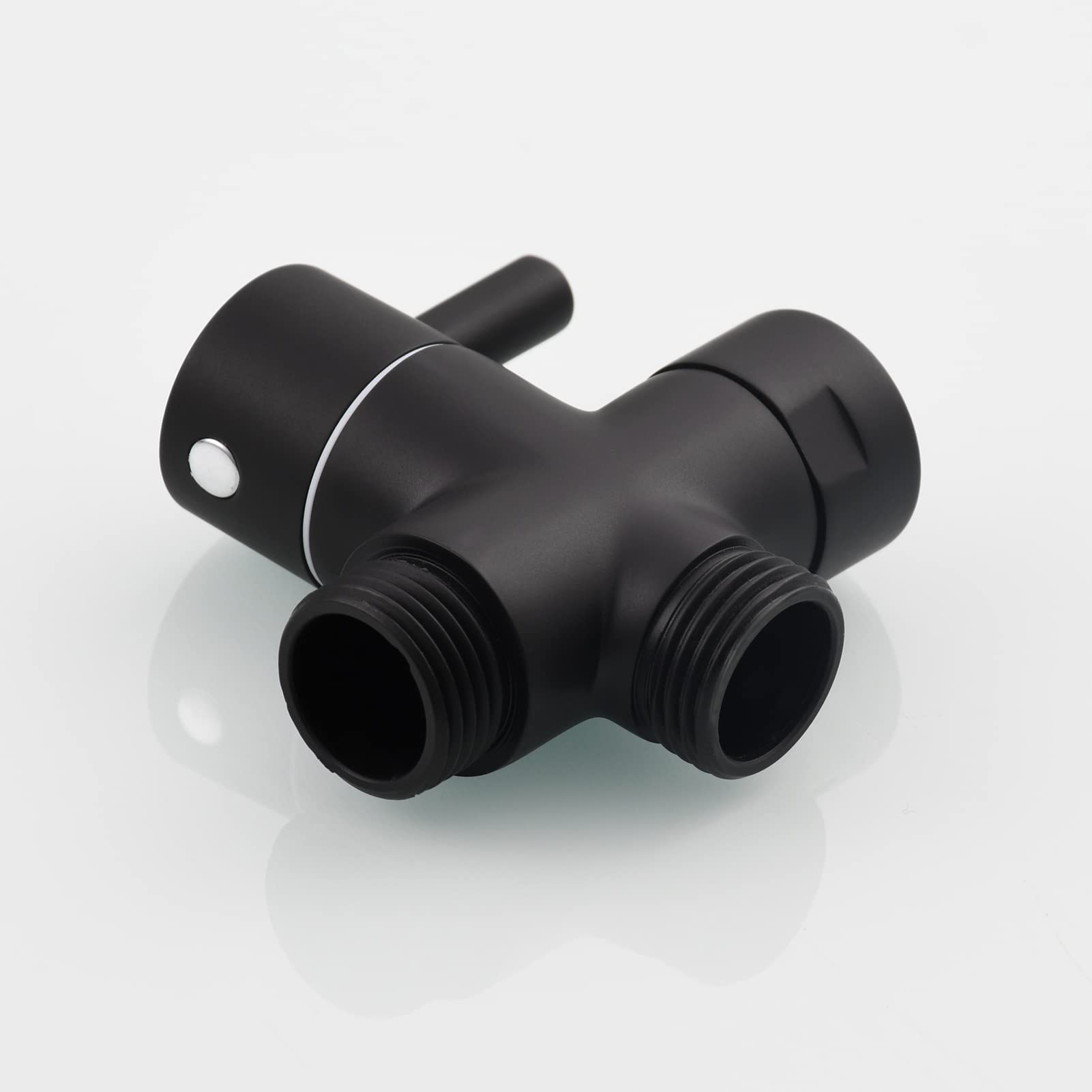 CIENCIA 3-Way Brass Shower Diverter Valve - G 1/2 Inch, Black Shower Parts for Hand Shower & Bath Faucet (Model DSF007C) | Perfect for Bathroom Renovation & Shower System Upgrade