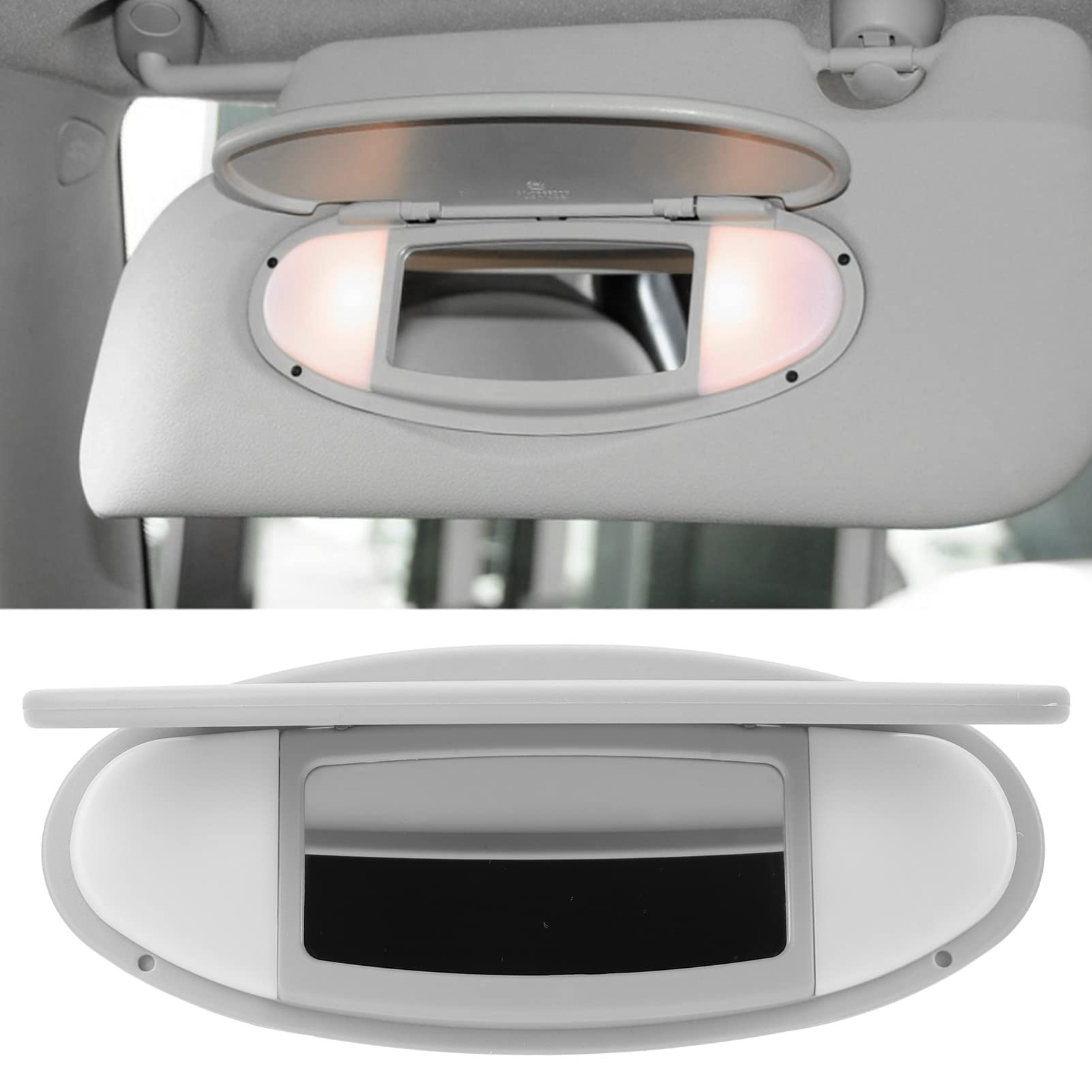 51167361833 Replacement Mirrored Sun Visor - Durable & Practical Car Accessory for Enhanced Sun Protection While Driving